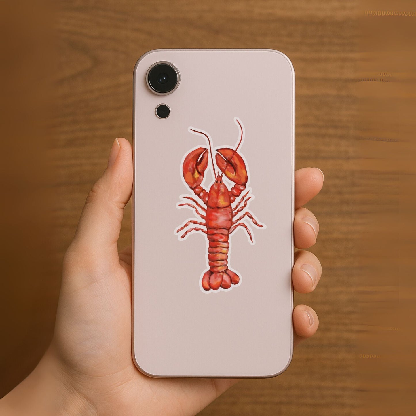 Red Lobster Vinyl Sticker - MerikaArt