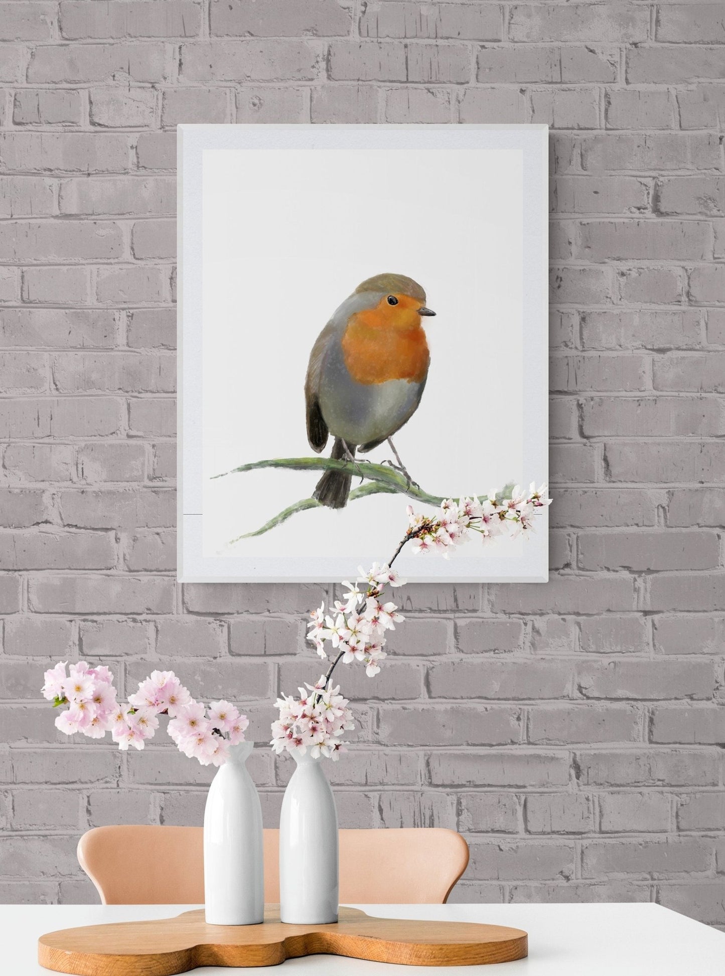 Robin Bird Print - MerikaArt