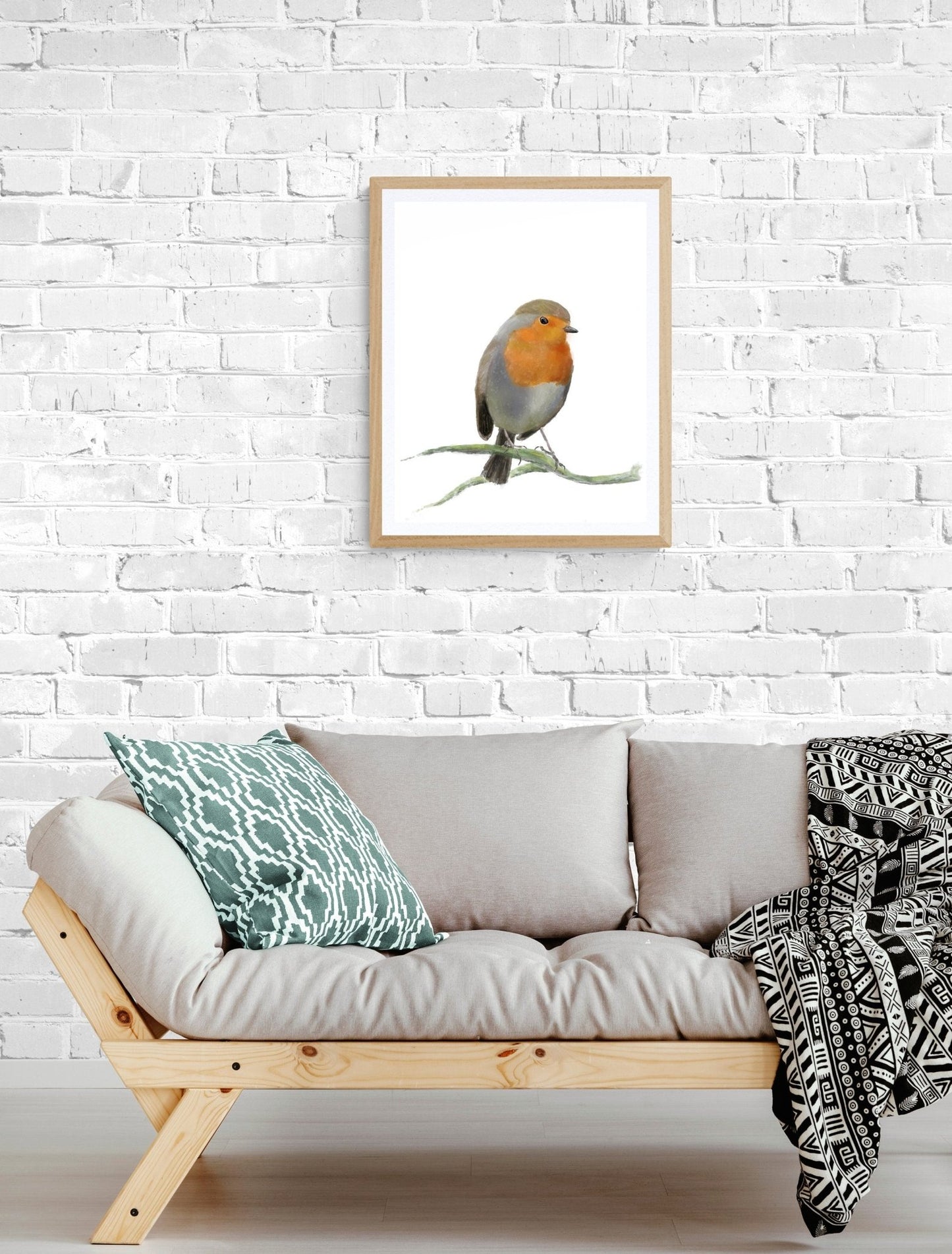 Robin Bird Print - MerikaArt