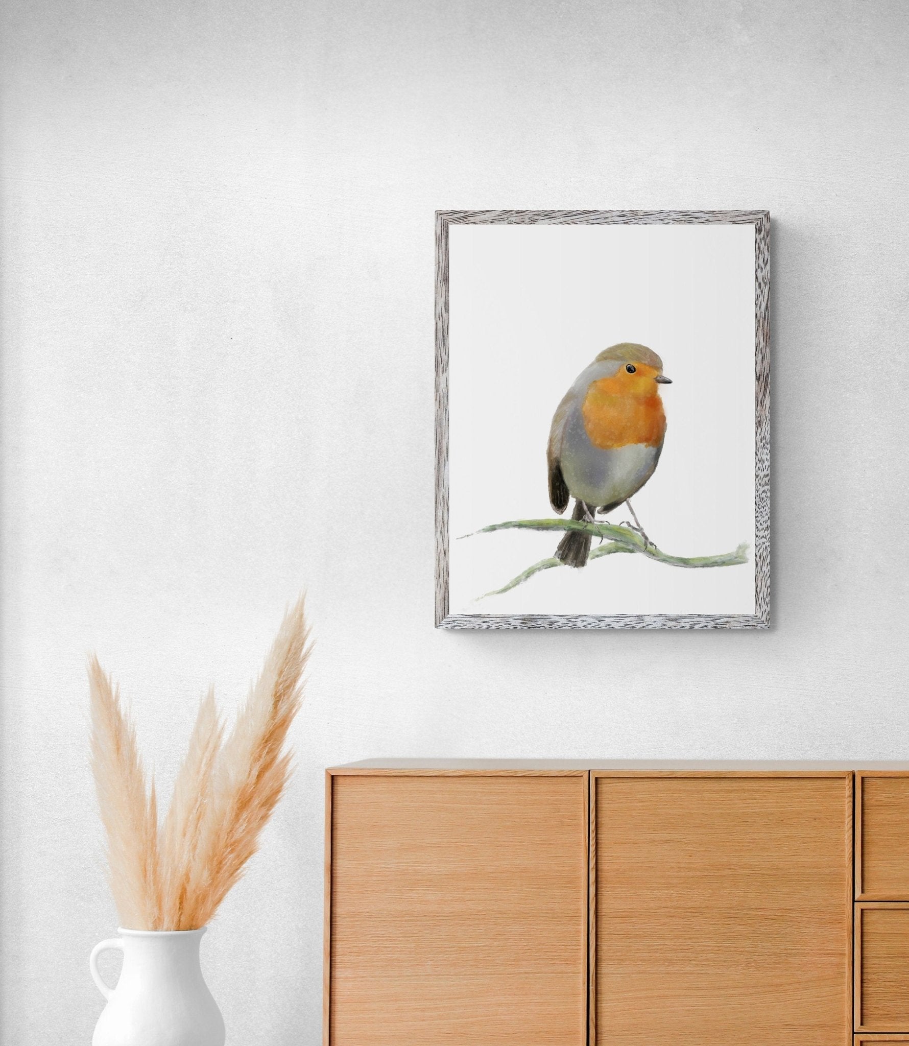 Robin Bird Print - MerikaArt