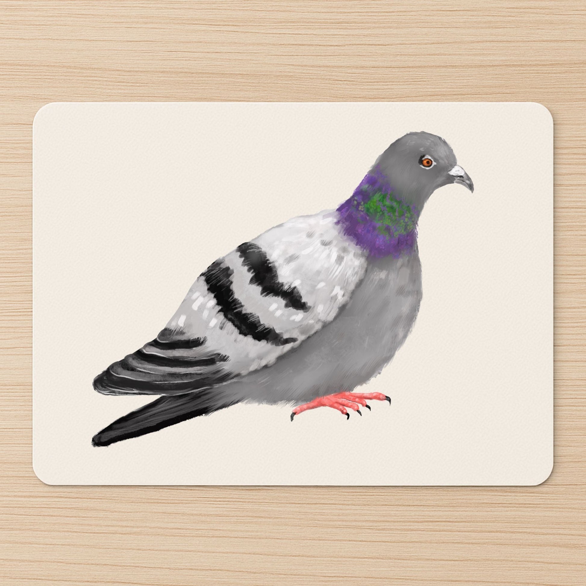 Rock Pigeon Mousepad - MerikaArt