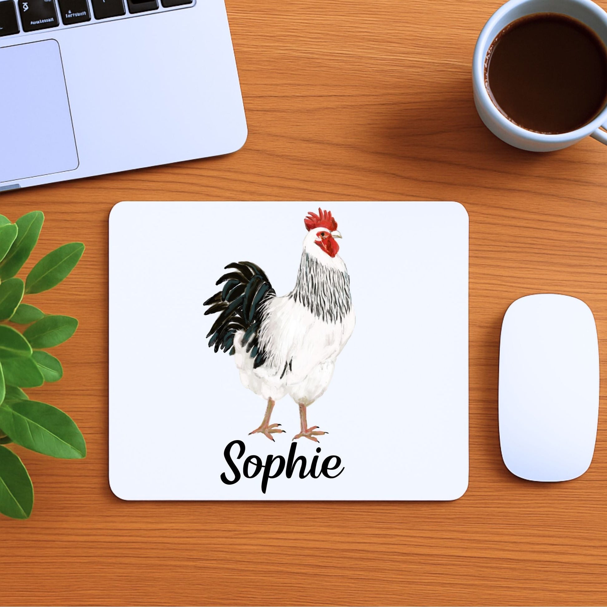 Rooster Mousepad - MerikaArt