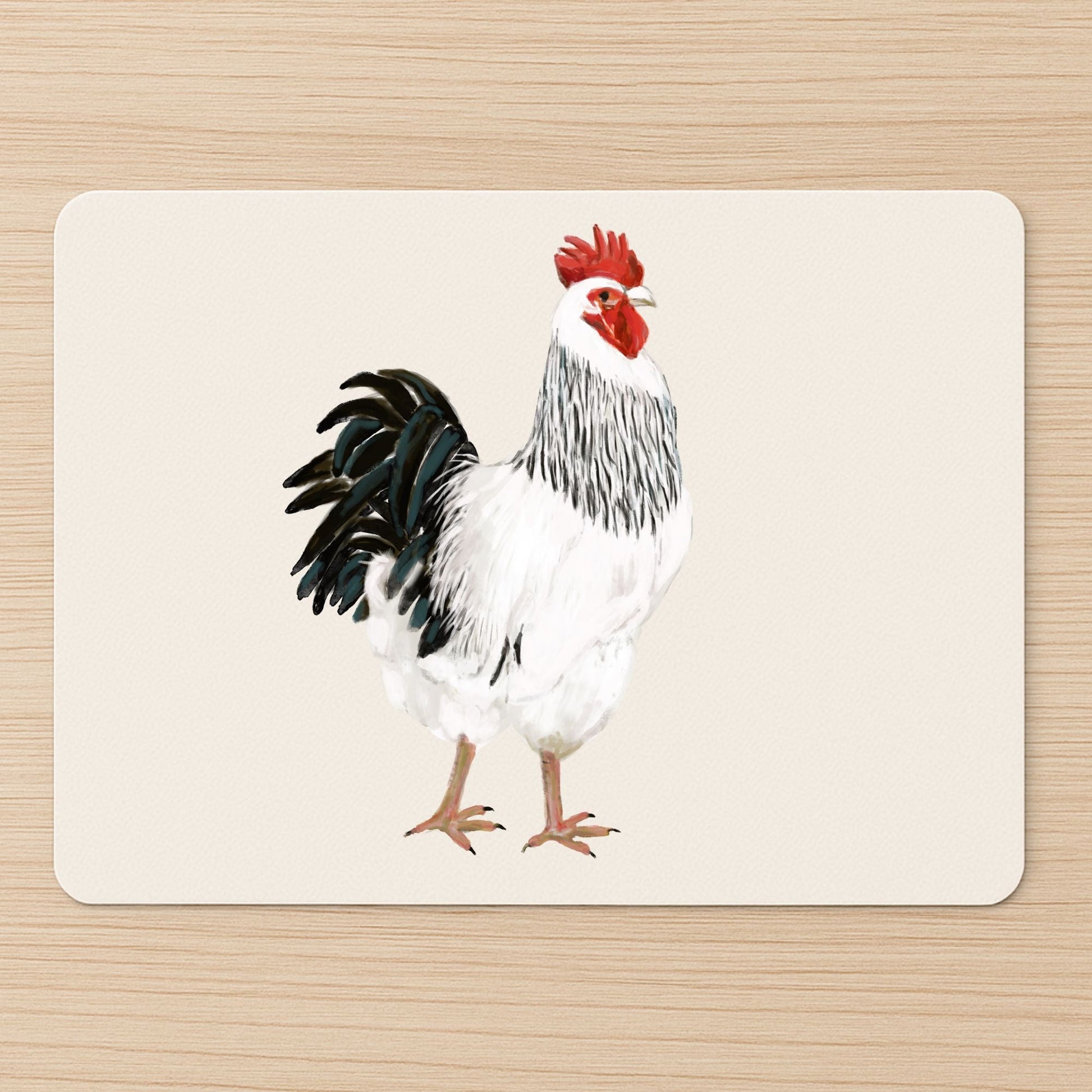 Rooster Mousepad - MerikaArt