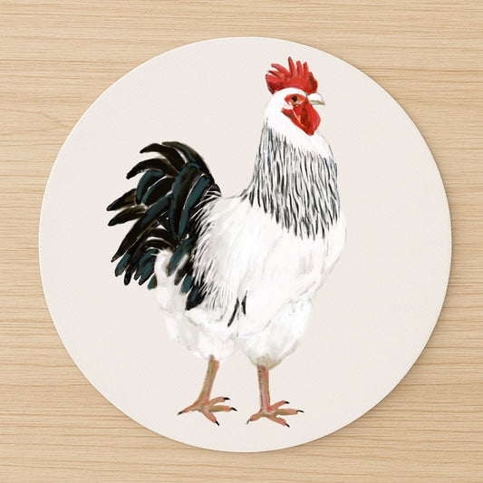 Rooster Mousepad - MerikaArt