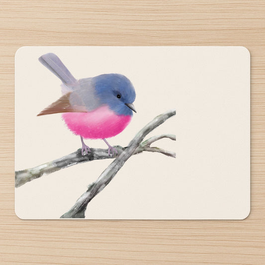 Rose Robin Mousepad - MerikaArt