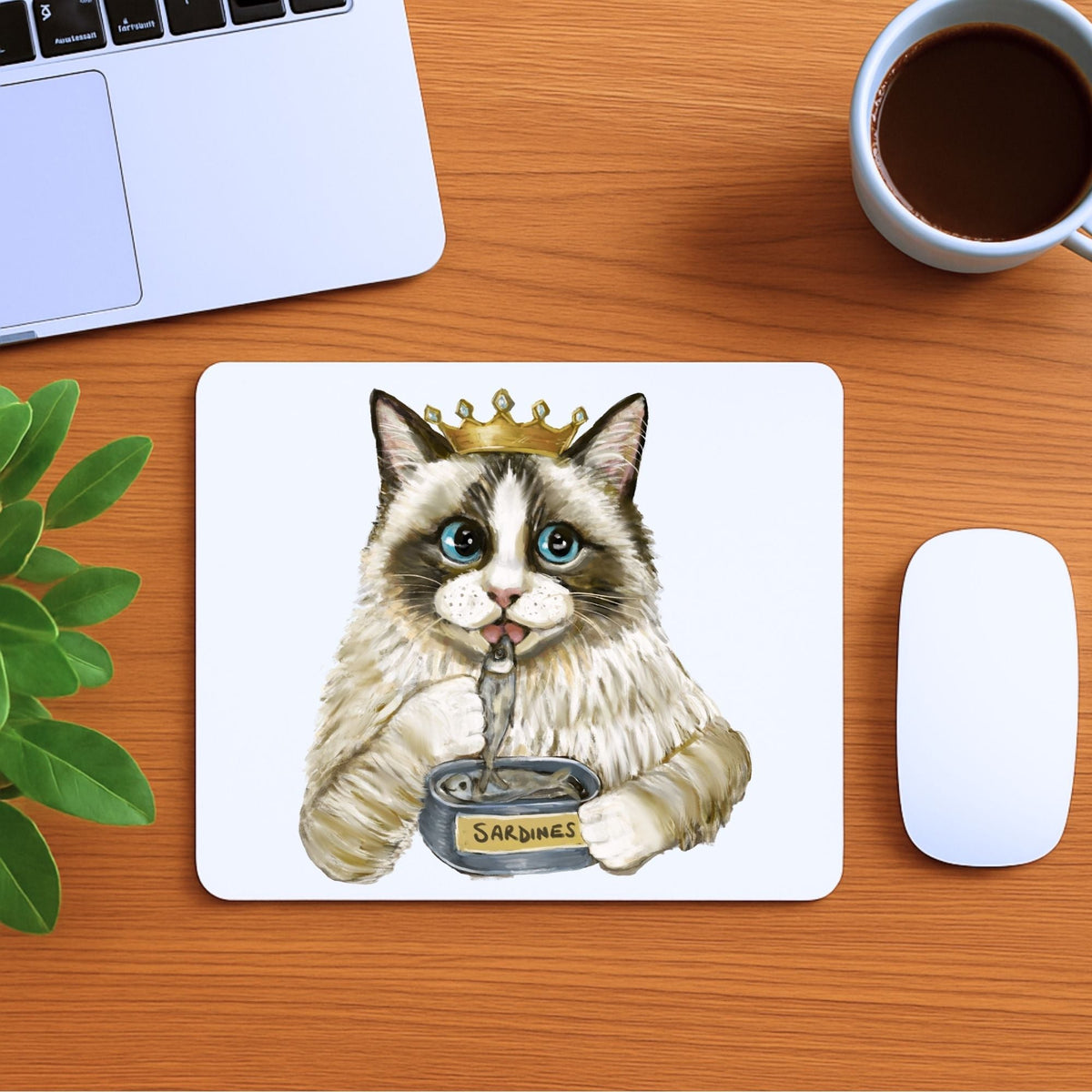 Royal Ragdoll Cat Mousepad - MerikaArt