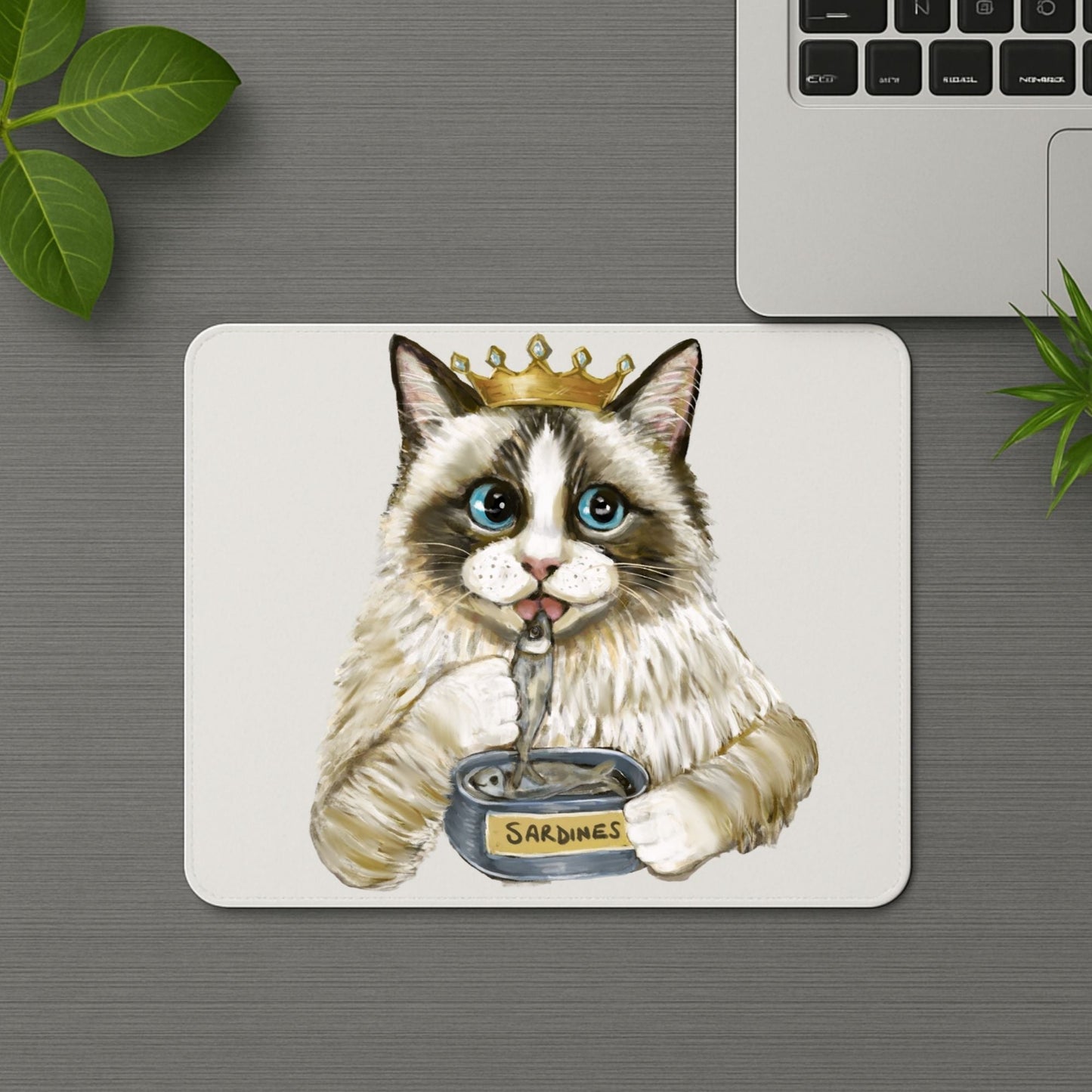 Royal Ragdoll Cat Mousepad - MerikaArt