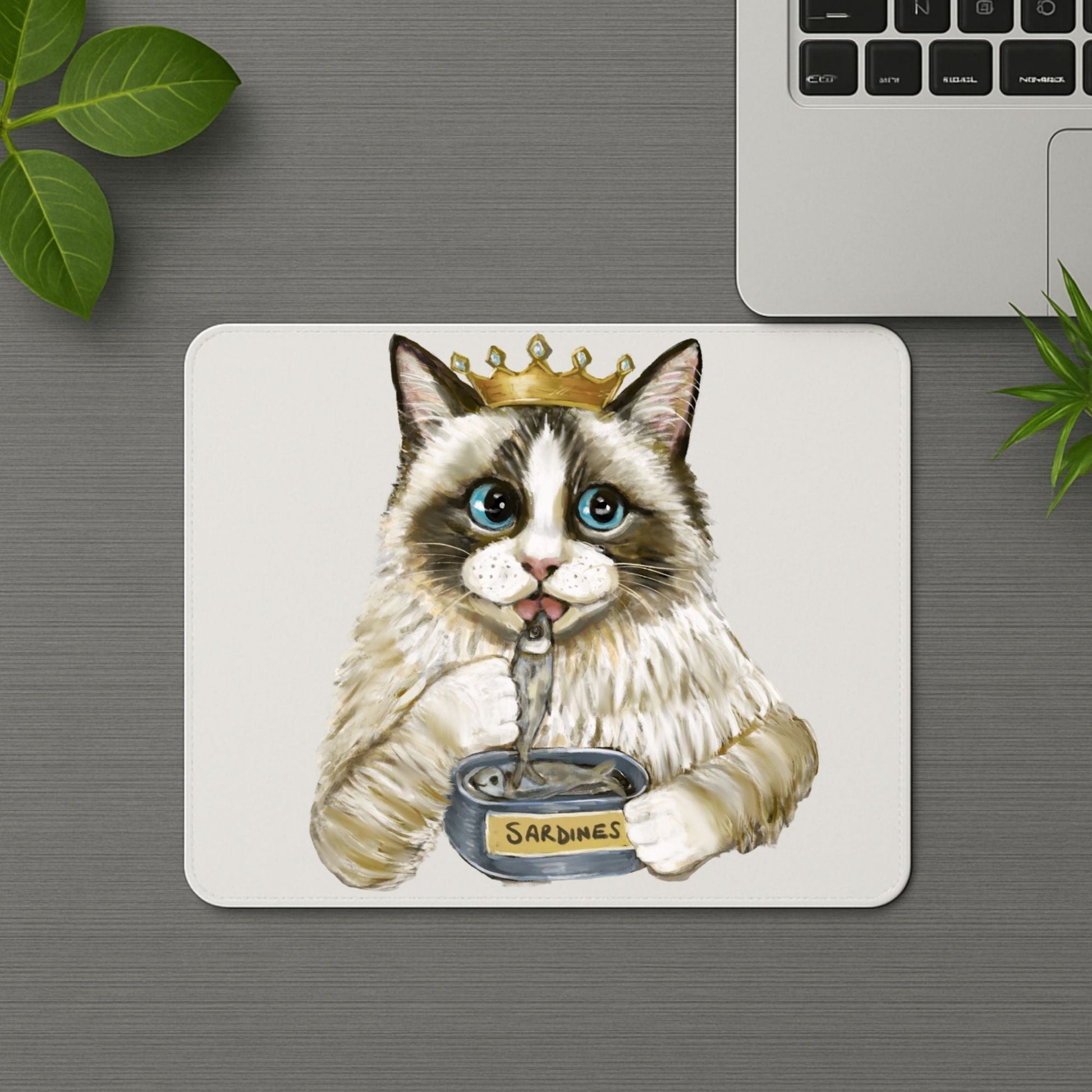 Royal Ragdoll Cat Mousepad - MerikaArt