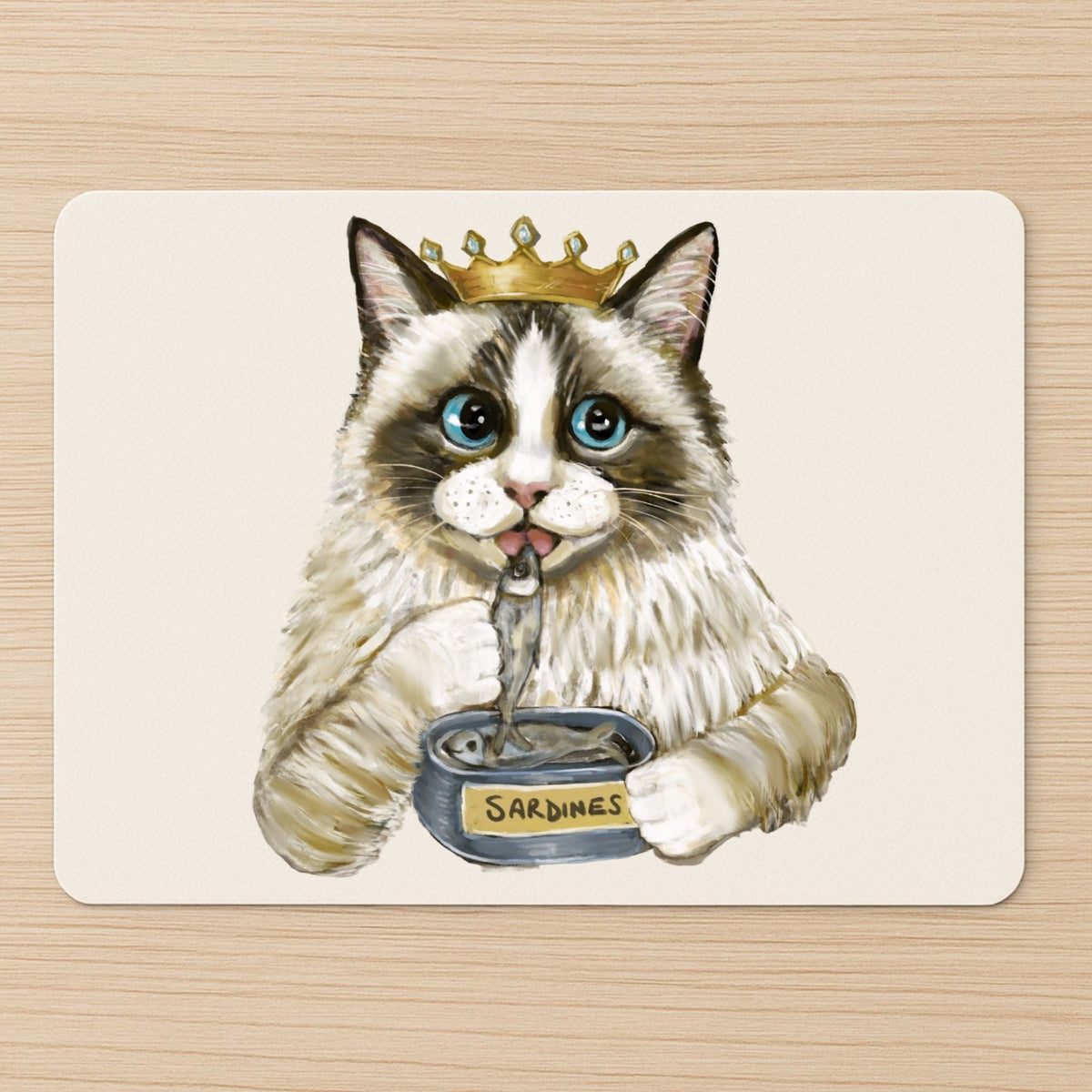 Royal Ragdoll Cat Mousepad - MerikaArt
