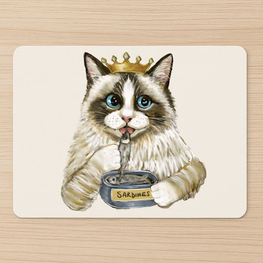 Royal Ragdoll Cat Mousepad - MerikaArt