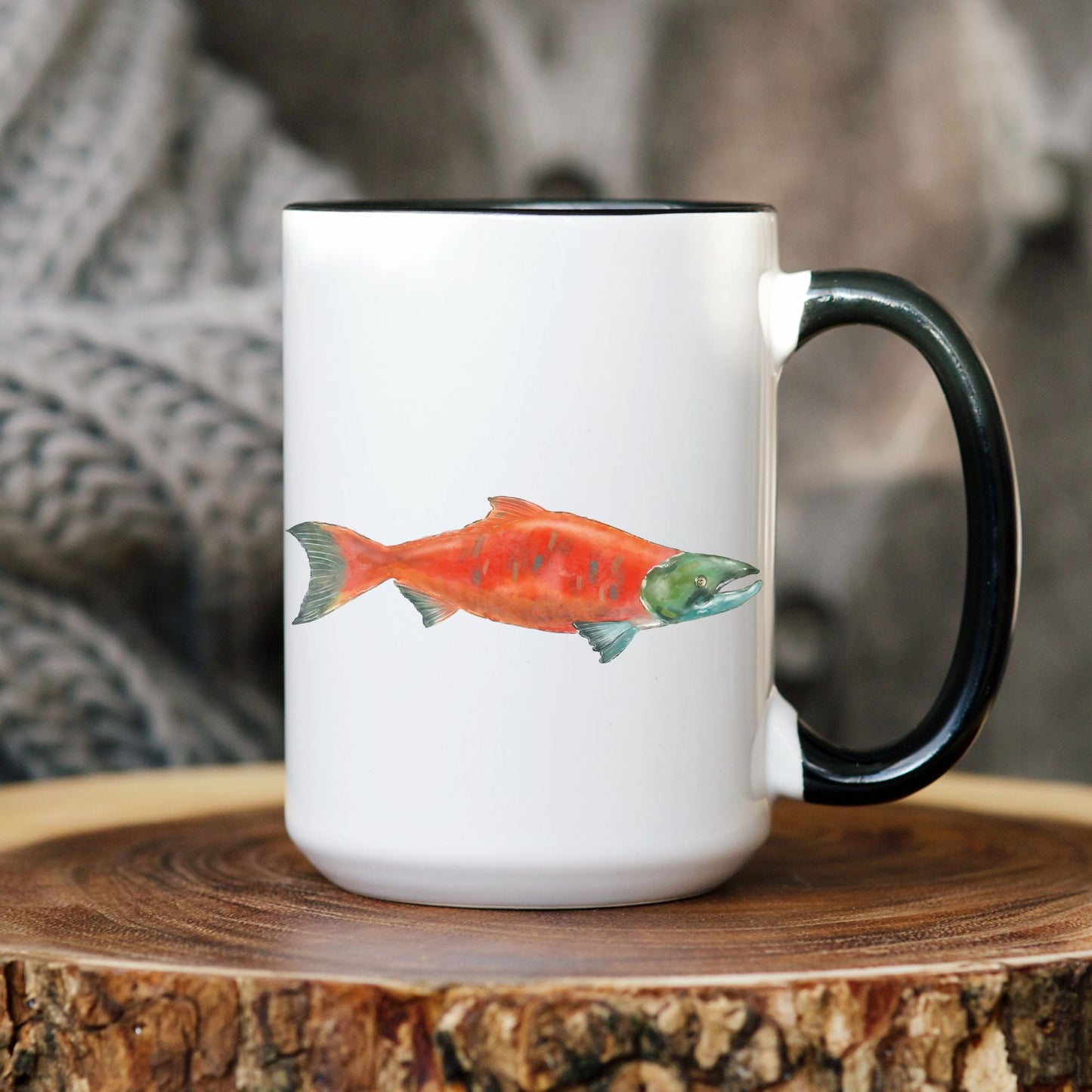 Salmon Fish Mug - MerikaArt