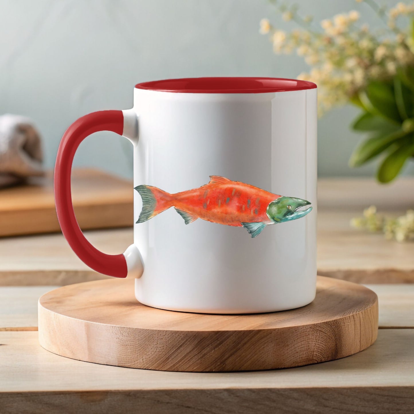 Salmon Fish Mug - MerikaArt