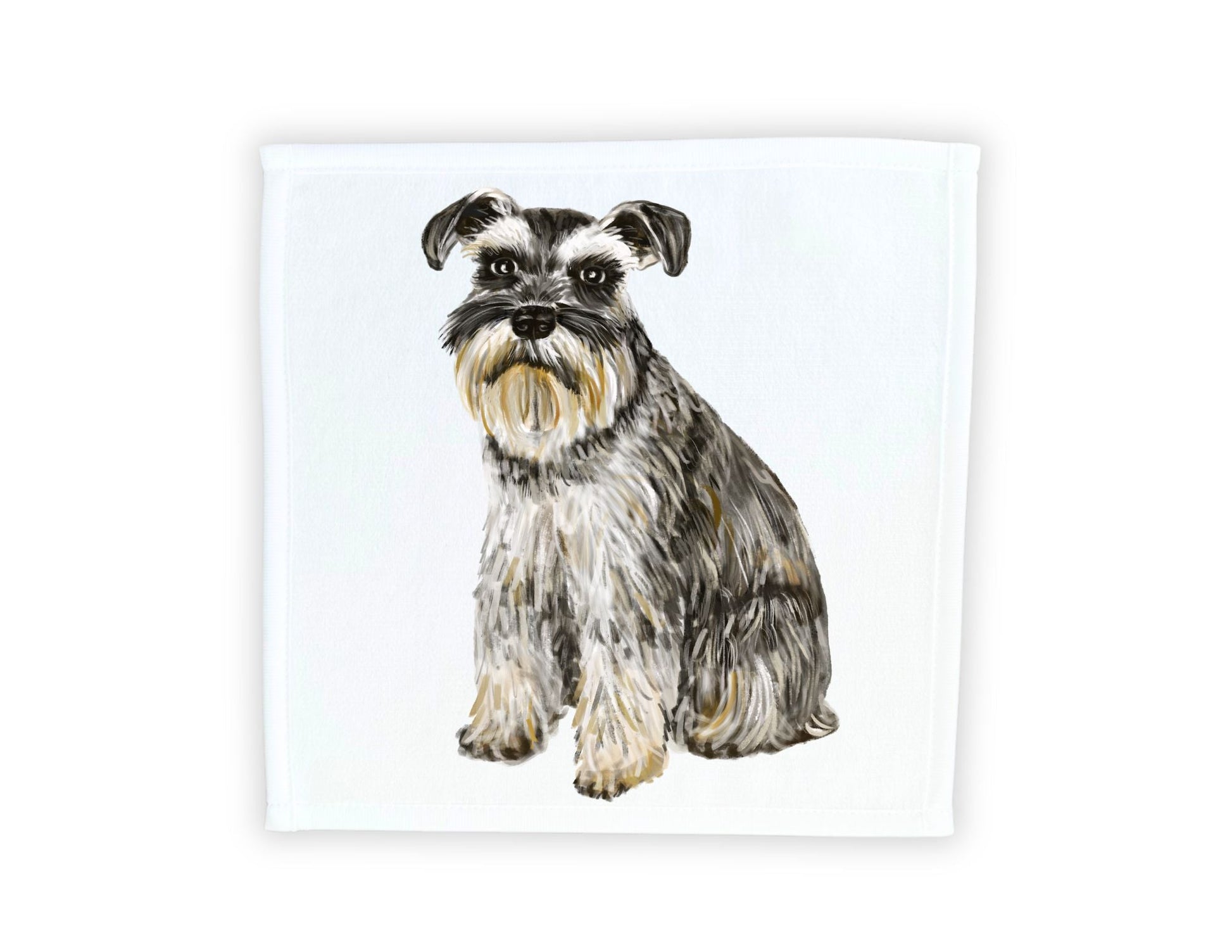 Schnauzer Washcloth - MerikaArt