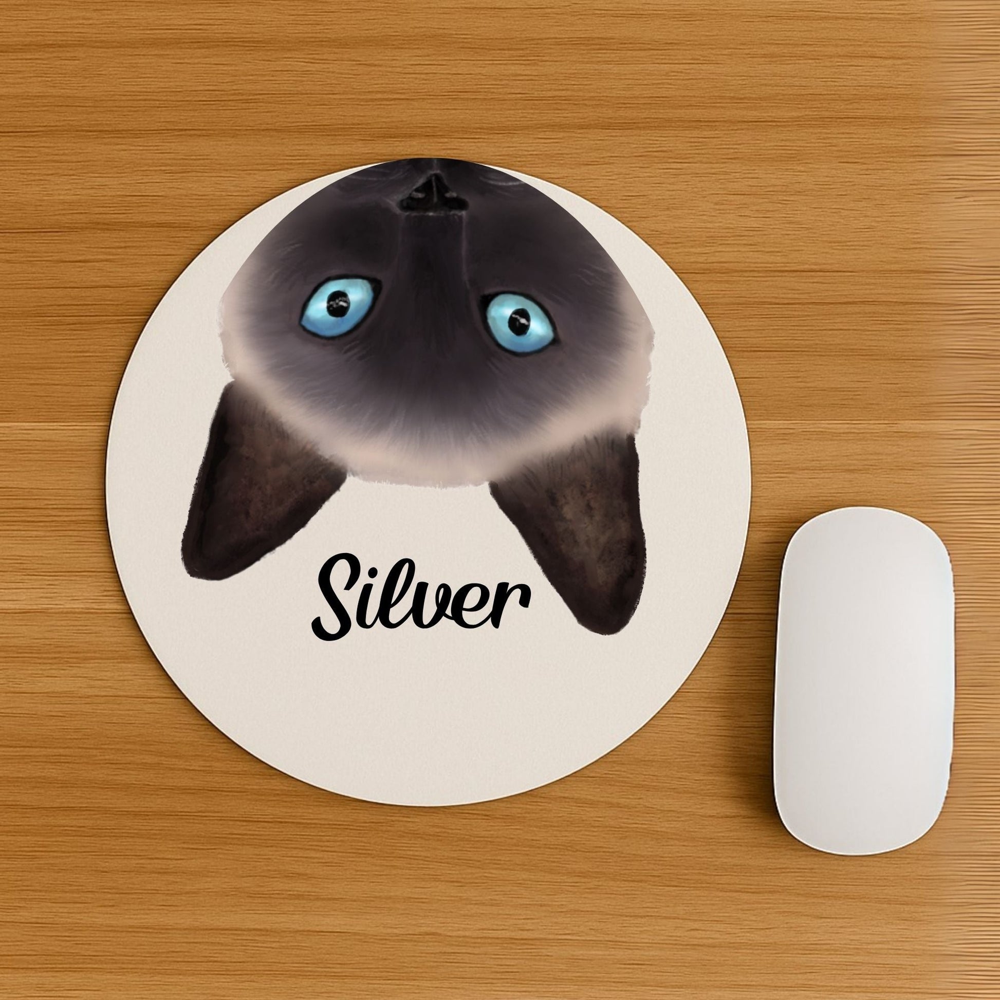 Siamese Cat Mousepad - MerikaArt