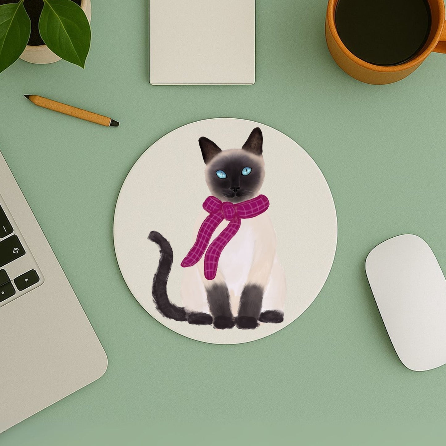 Siamese Cat Mousepad - MerikaArt