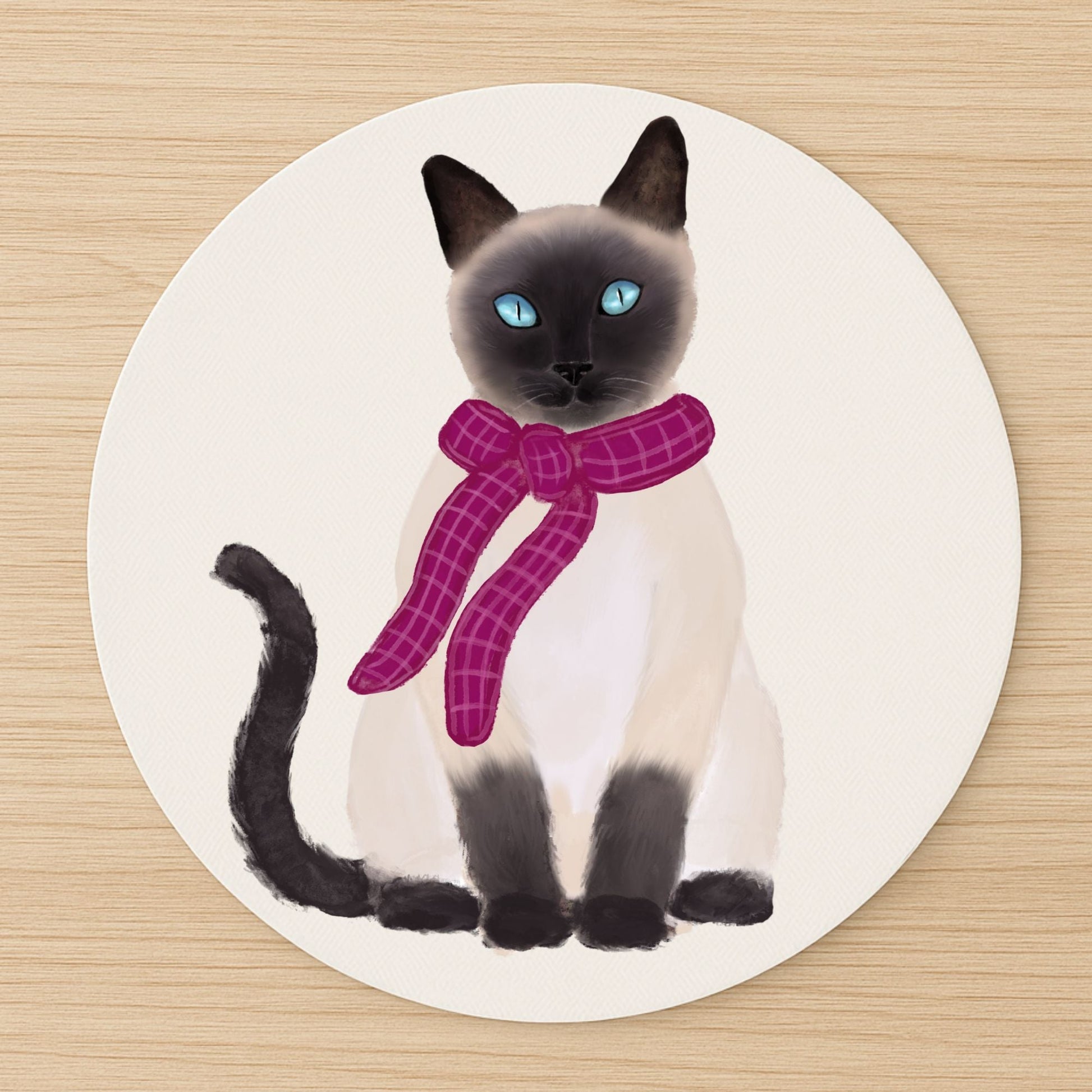 Siamese Cat Mousepad - MerikaArt