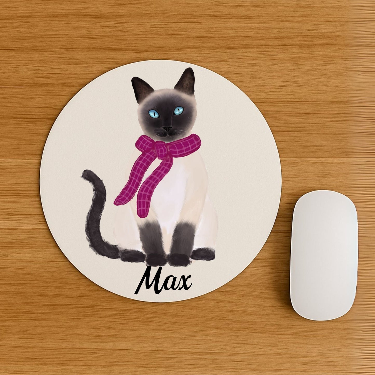 Siamese Cat Mousepad - MerikaArt