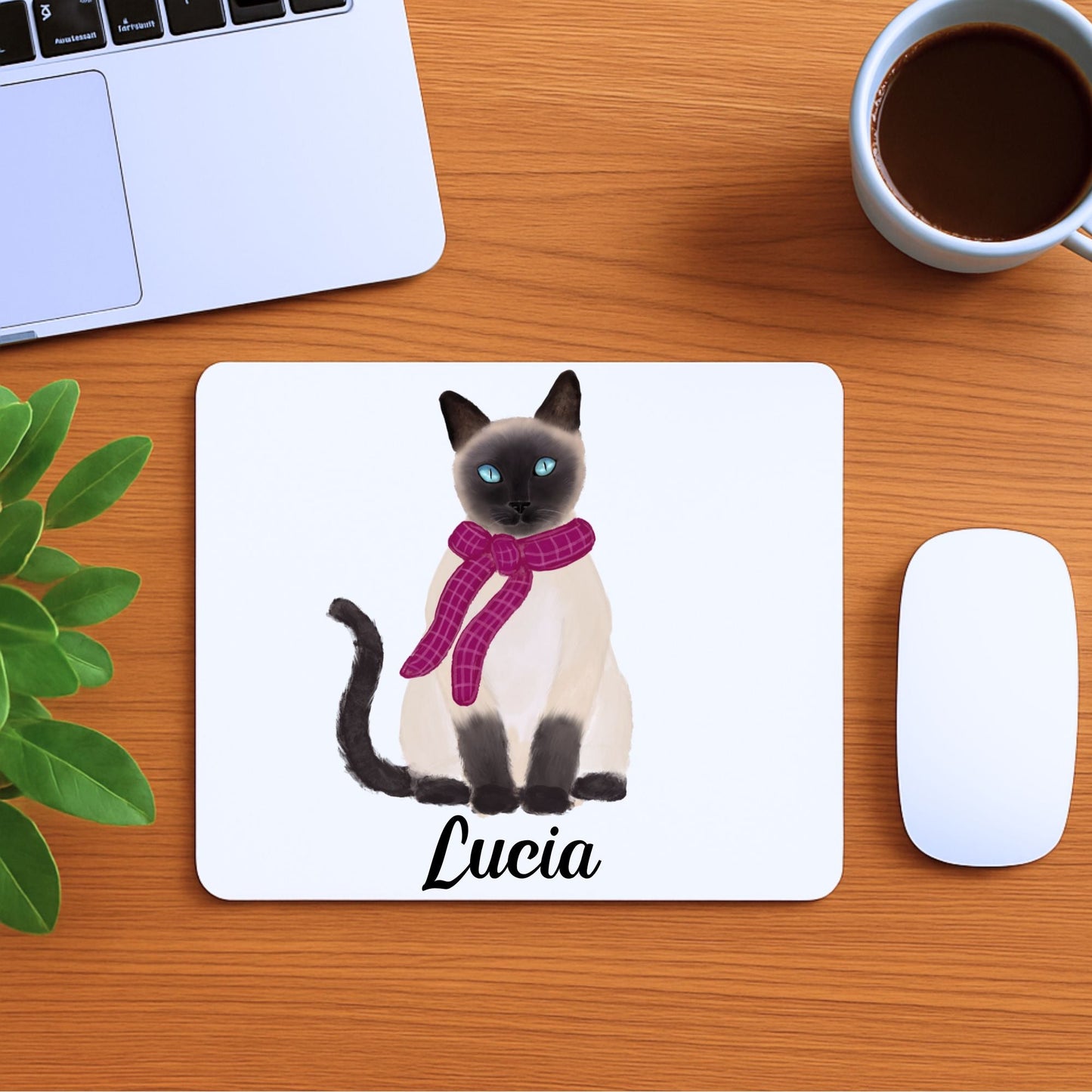 Siamese Cat Mousepad - MerikaArt