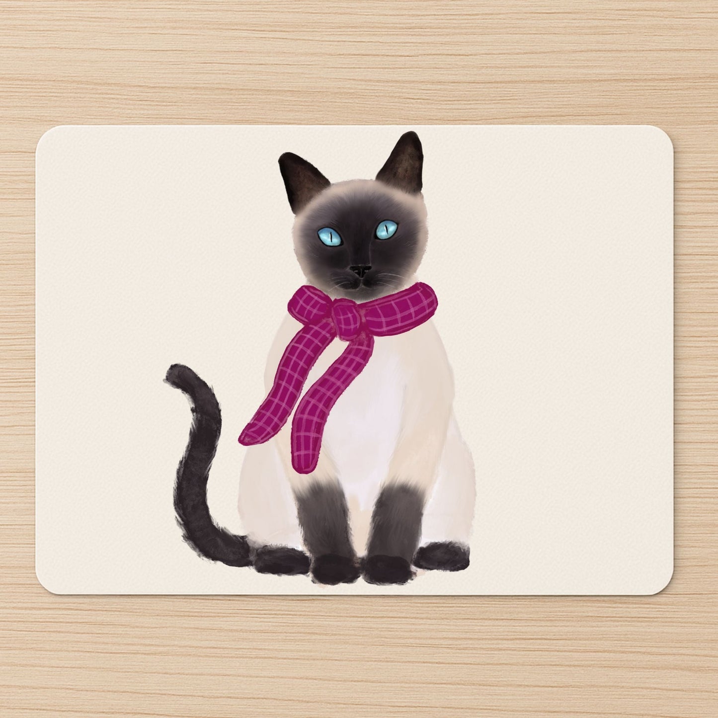 Siamese Cat Mousepad - MerikaArt