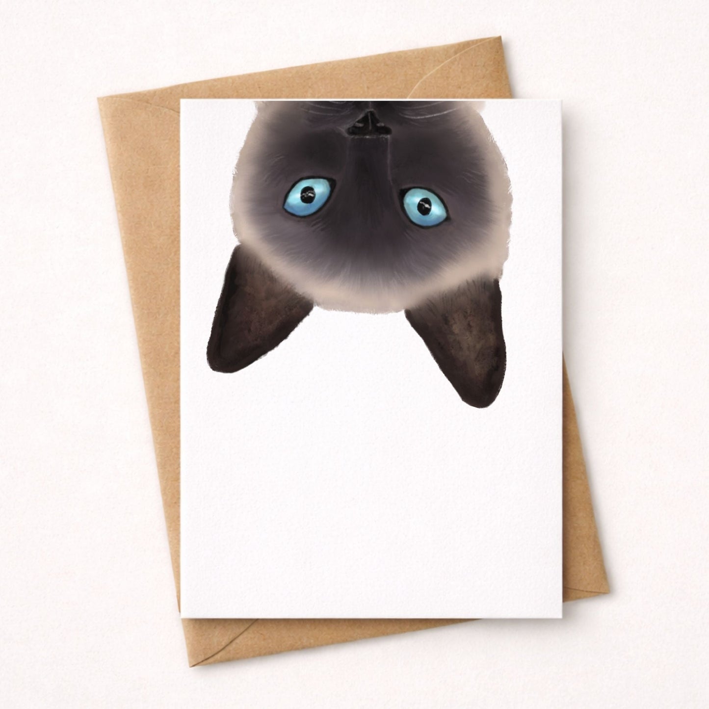 Siamese Cat Postcard - MerikaArt