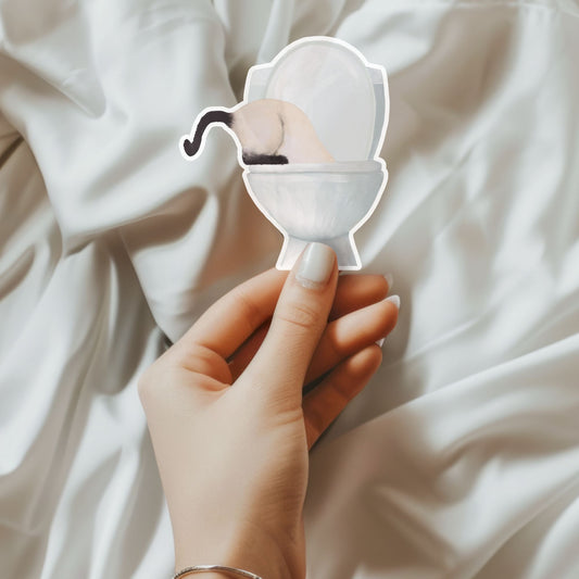 Siamese Cat Vinyl Sticker - MerikaArt