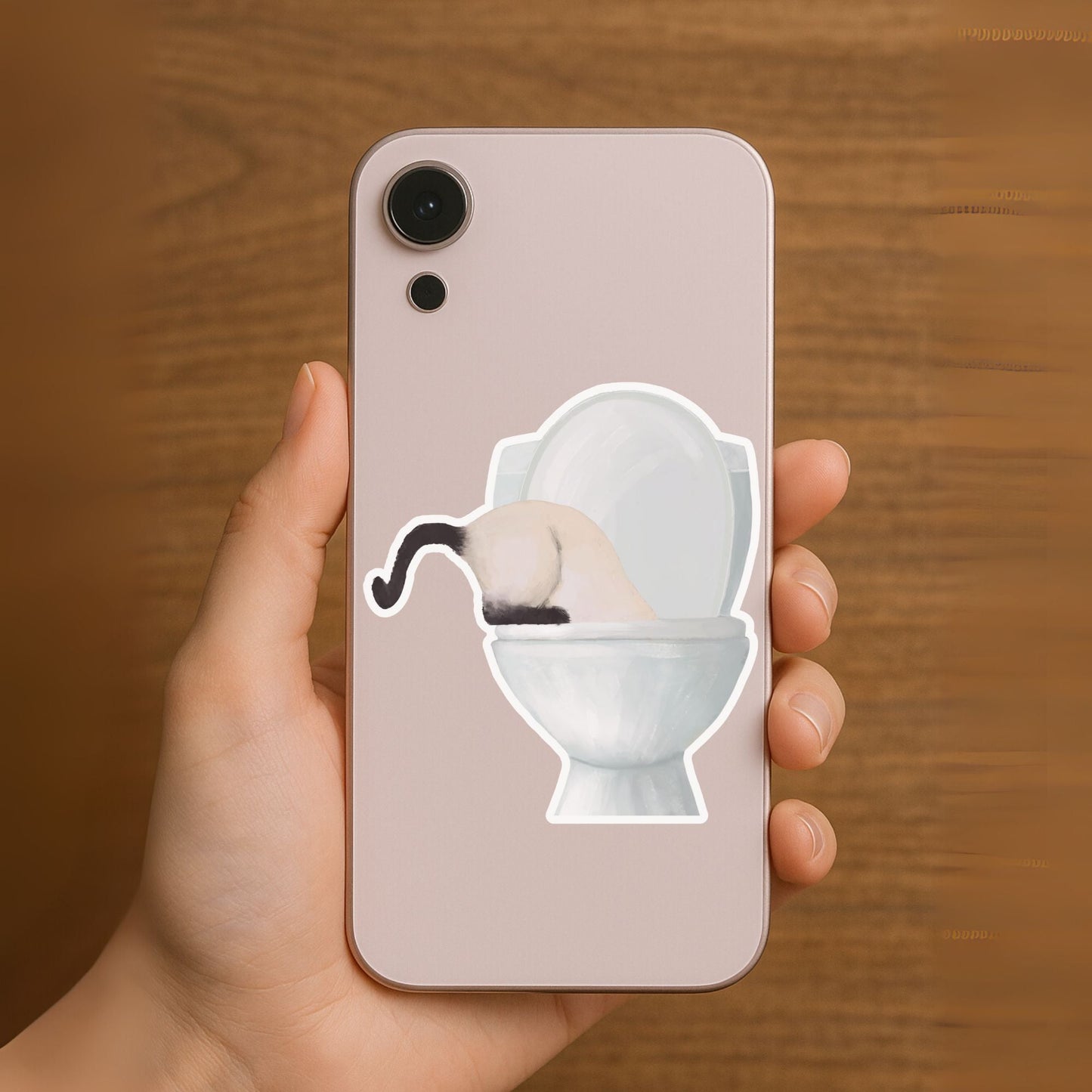 Siamese Cat Vinyl Sticker - MerikaArt