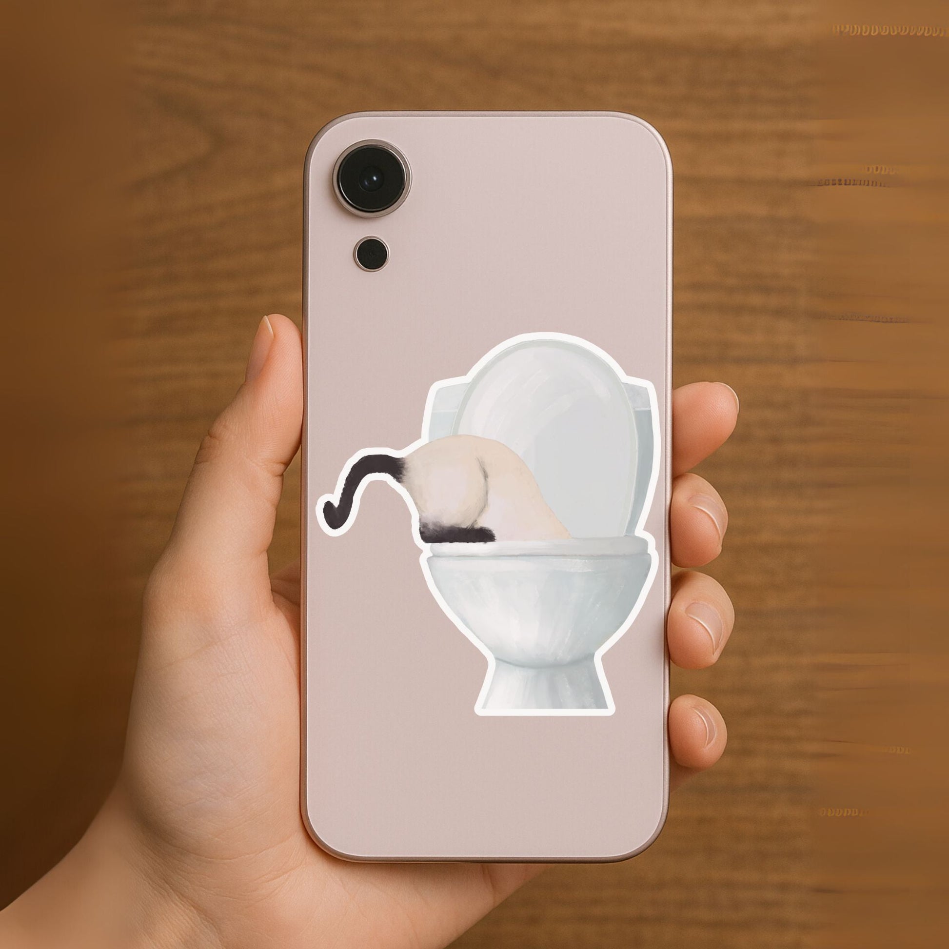 Siamese Cat Vinyl Sticker - MerikaArt