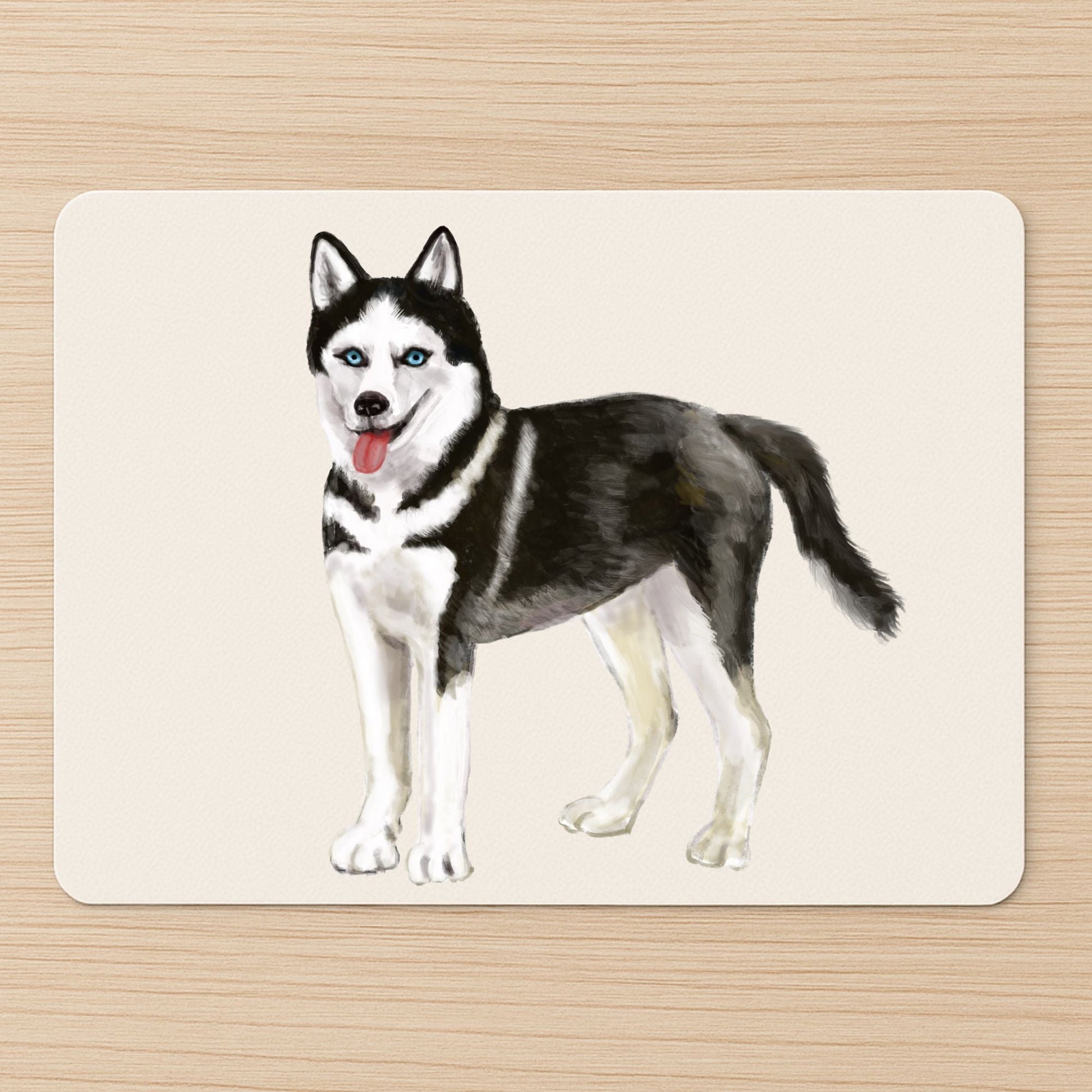 Siberian Husky Mousepad - MerikaArt