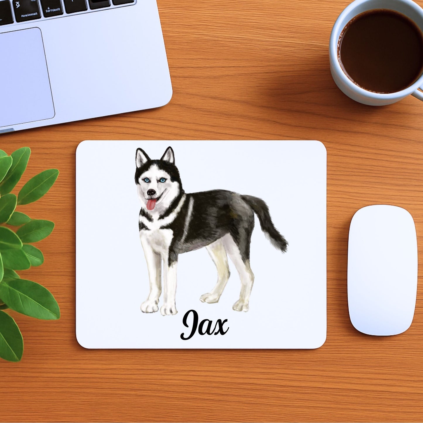 Siberian Husky Mousepad - MerikaArt