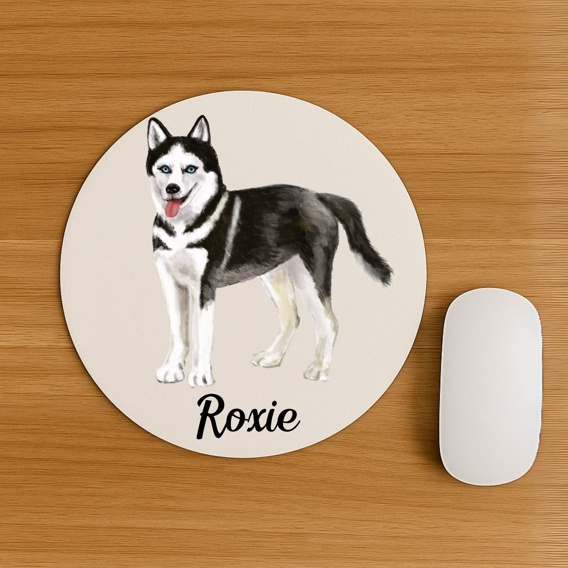 Siberian Husky Mousepad - MerikaArt