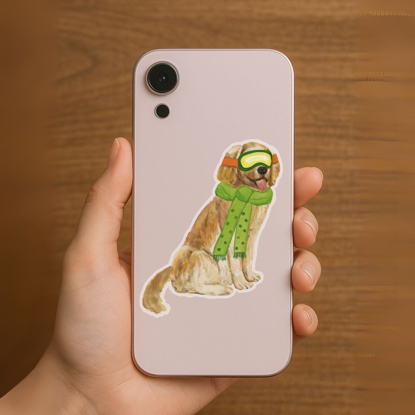 Ski Dog Sticker - MerikaArt