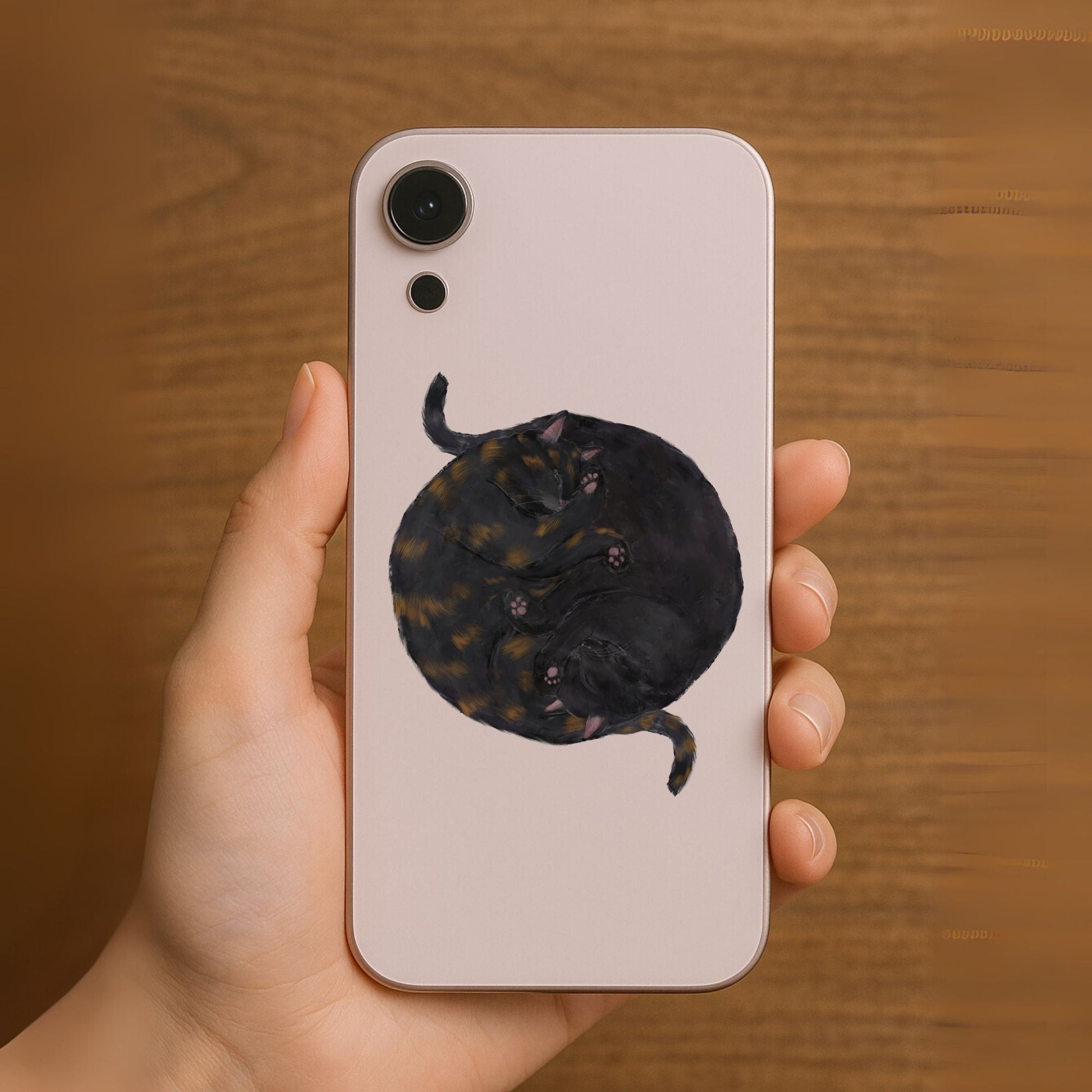 Sleeping Cats Vinyl Sticker - MerikaArt