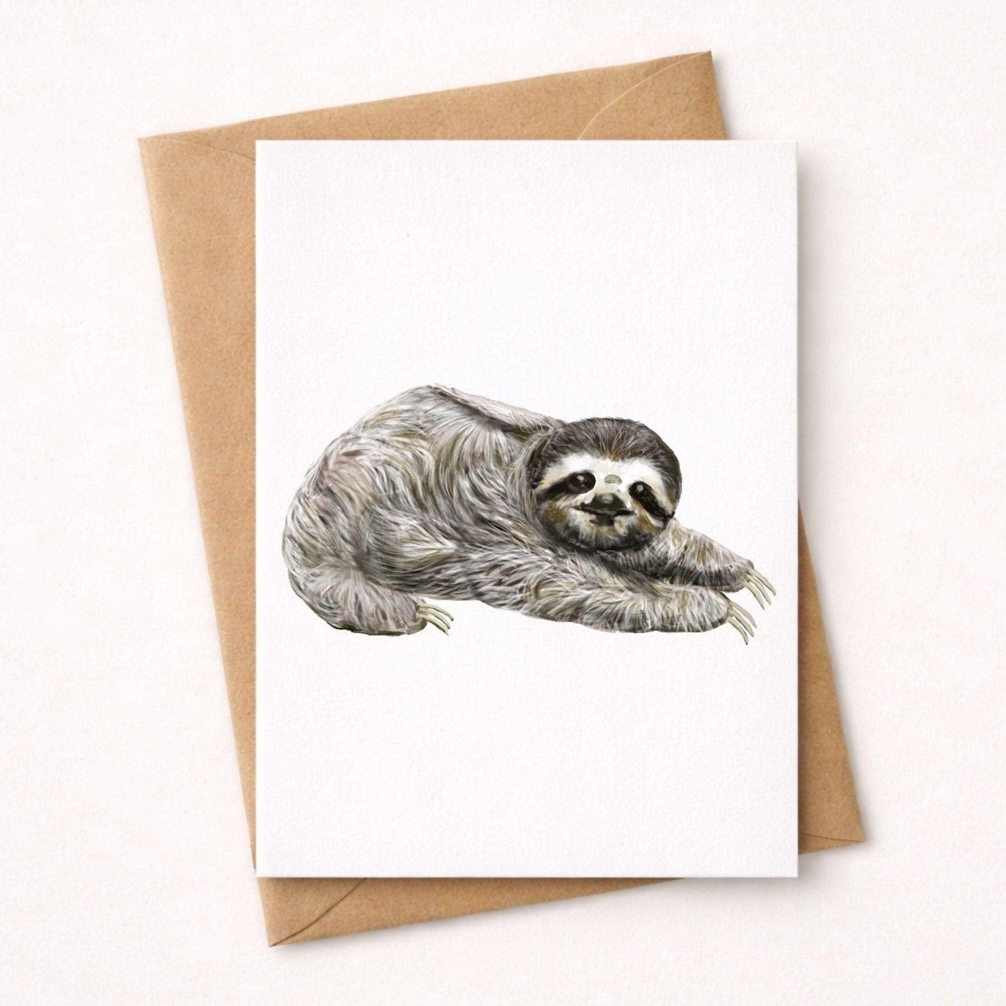 Sloth Postcard - MerikaArt