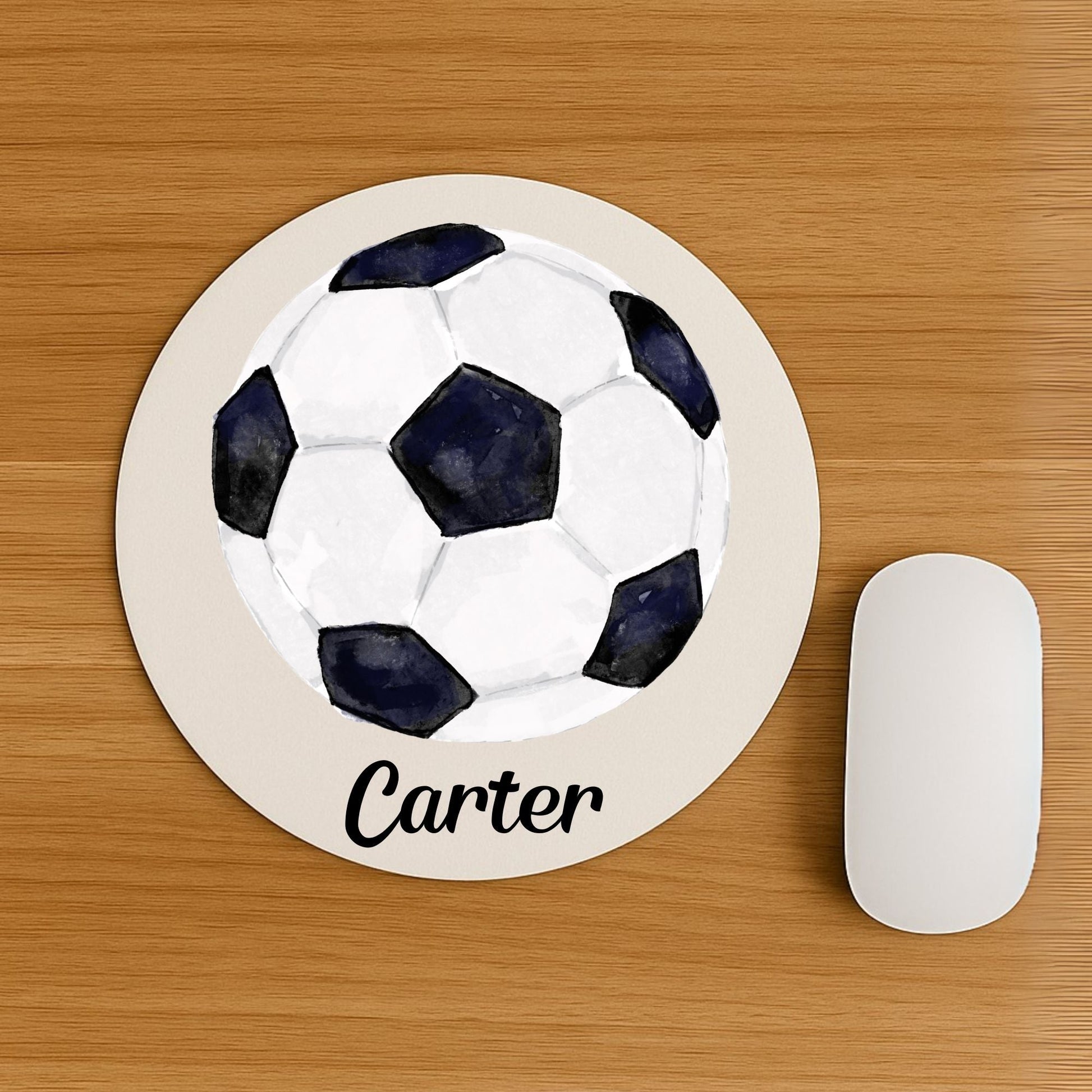 Soccer Ball Mousepad - MerikaArt