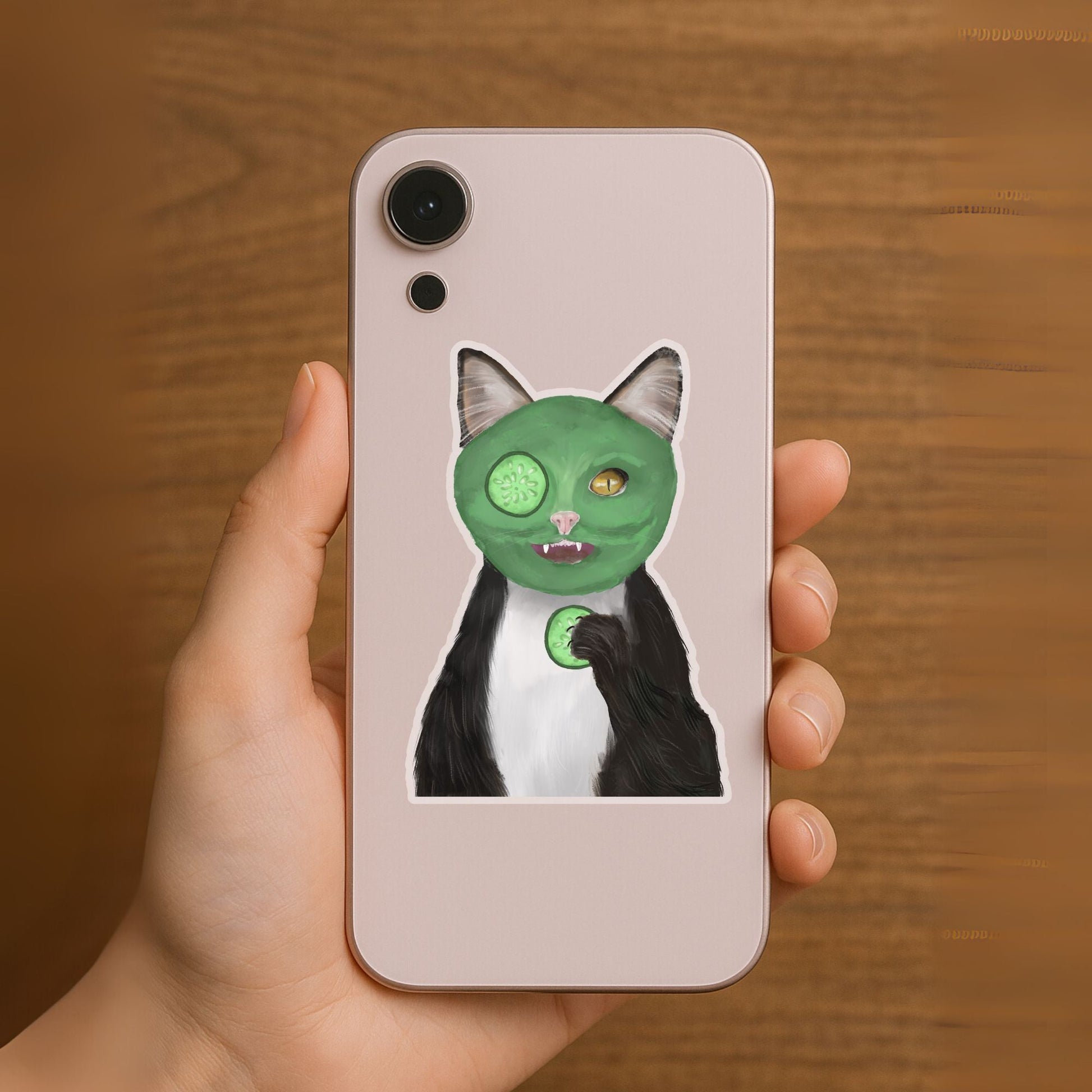 Spa Cat Sticker - MerikaArt