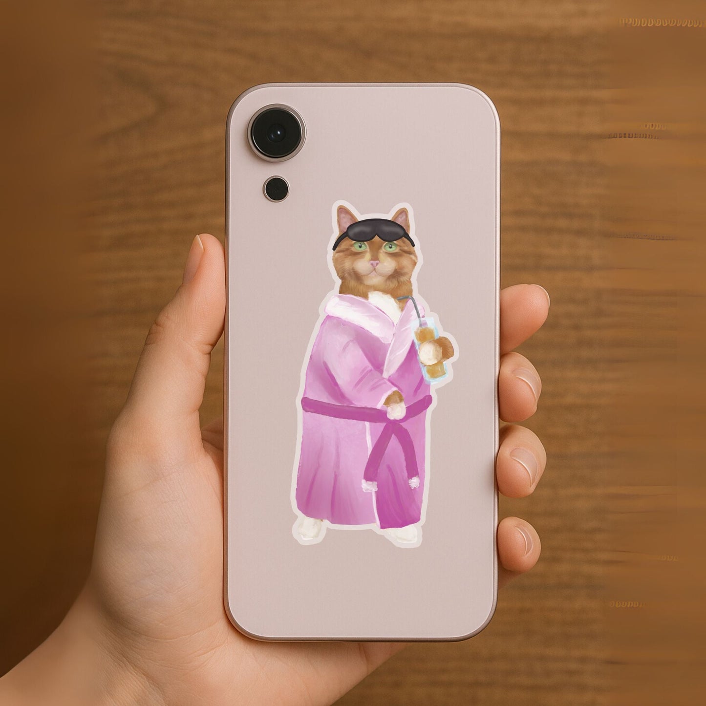 Spa Cat Sticker - MerikaArt