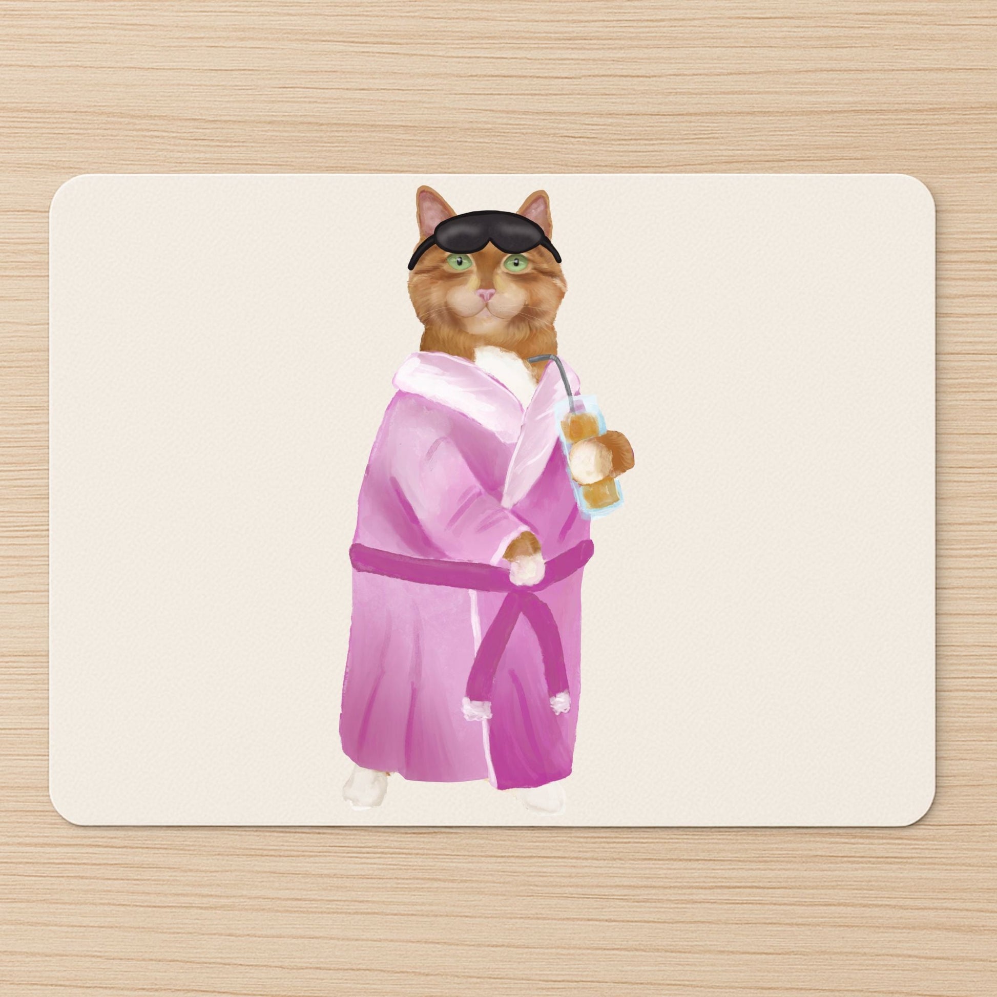 Spa Day Cat Mousepad - MerikaArt