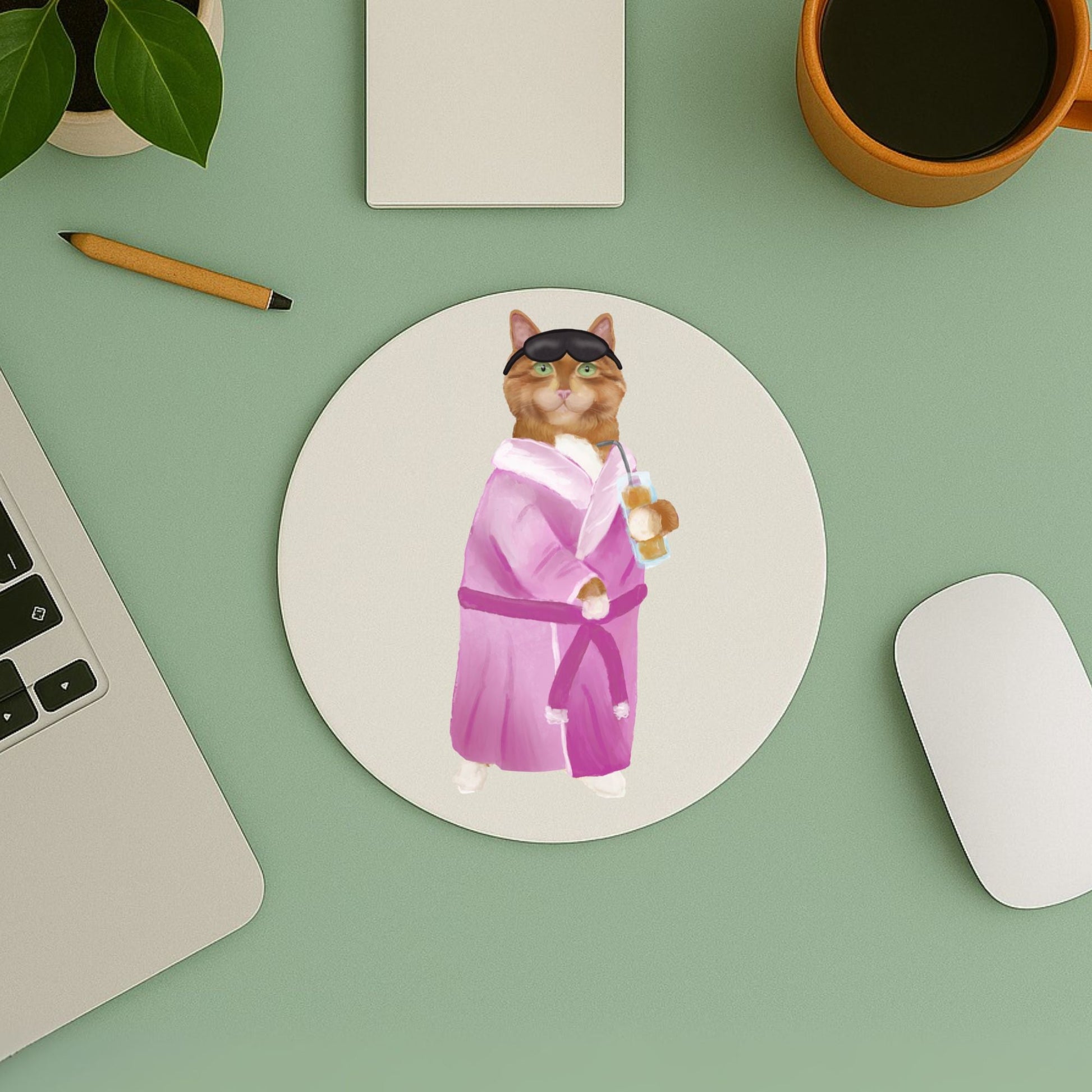 Spa Day Cat Mousepad - MerikaArt