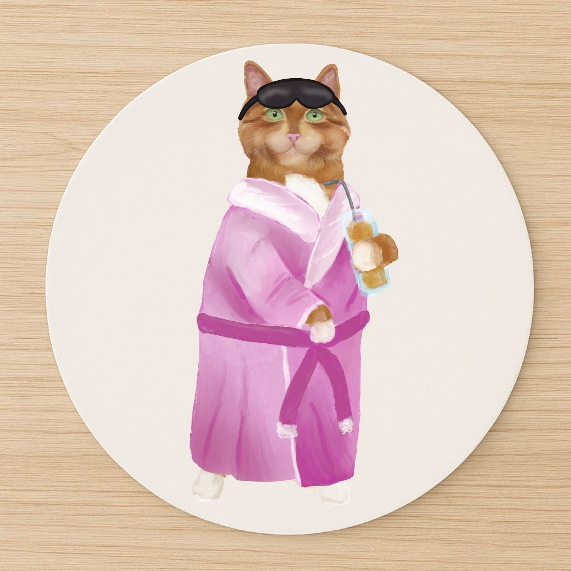 Spa Day Cat Mousepad - MerikaArt