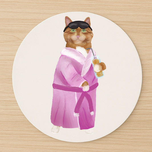Spa Day Cat Mousepad - MerikaArt