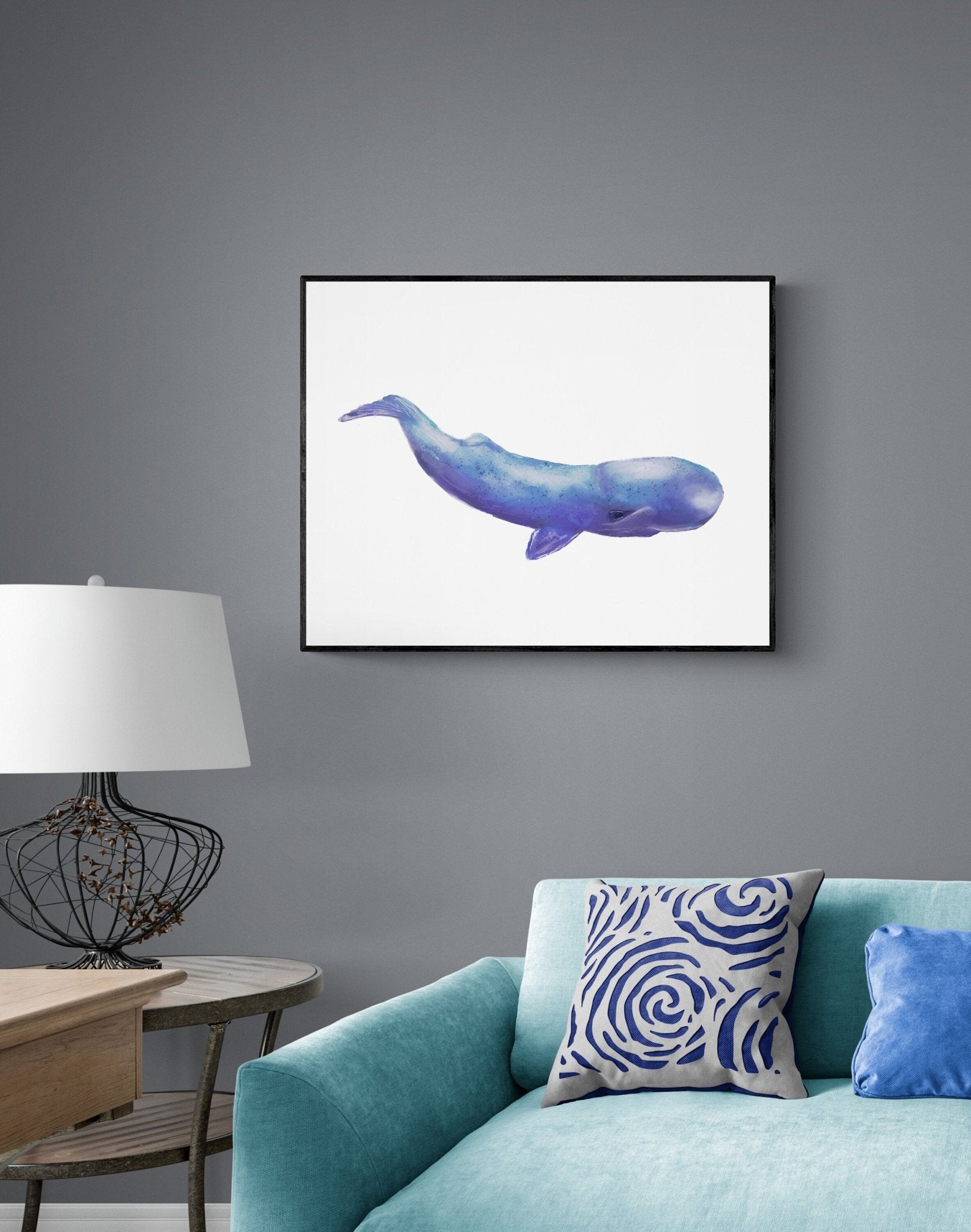 Sperm Whale Print - MerikaArt