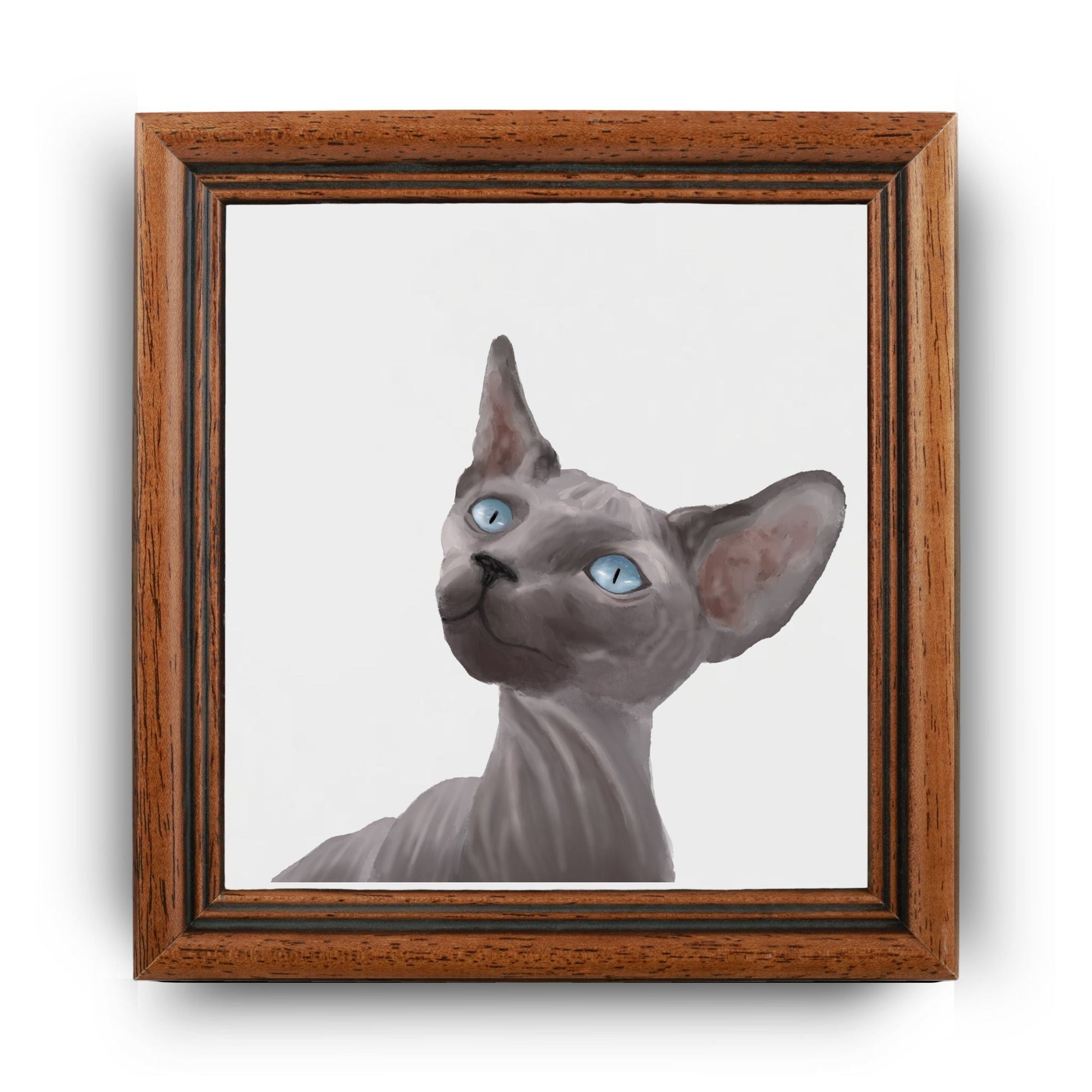 Sphynx Cat Ceramic Tile - MerikaArt