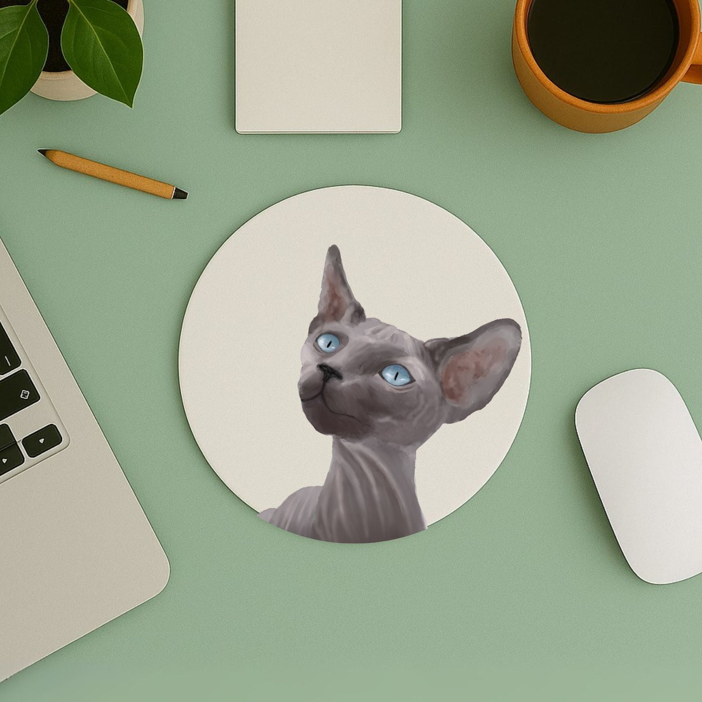 Sphynx Cat Mousepad - MerikaArt