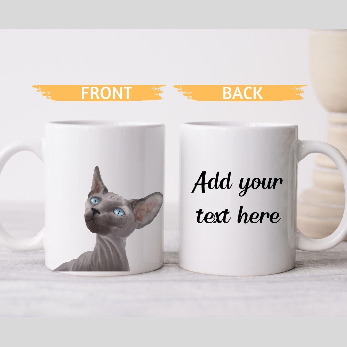 Sphynx Cat Mug - MerikaArt