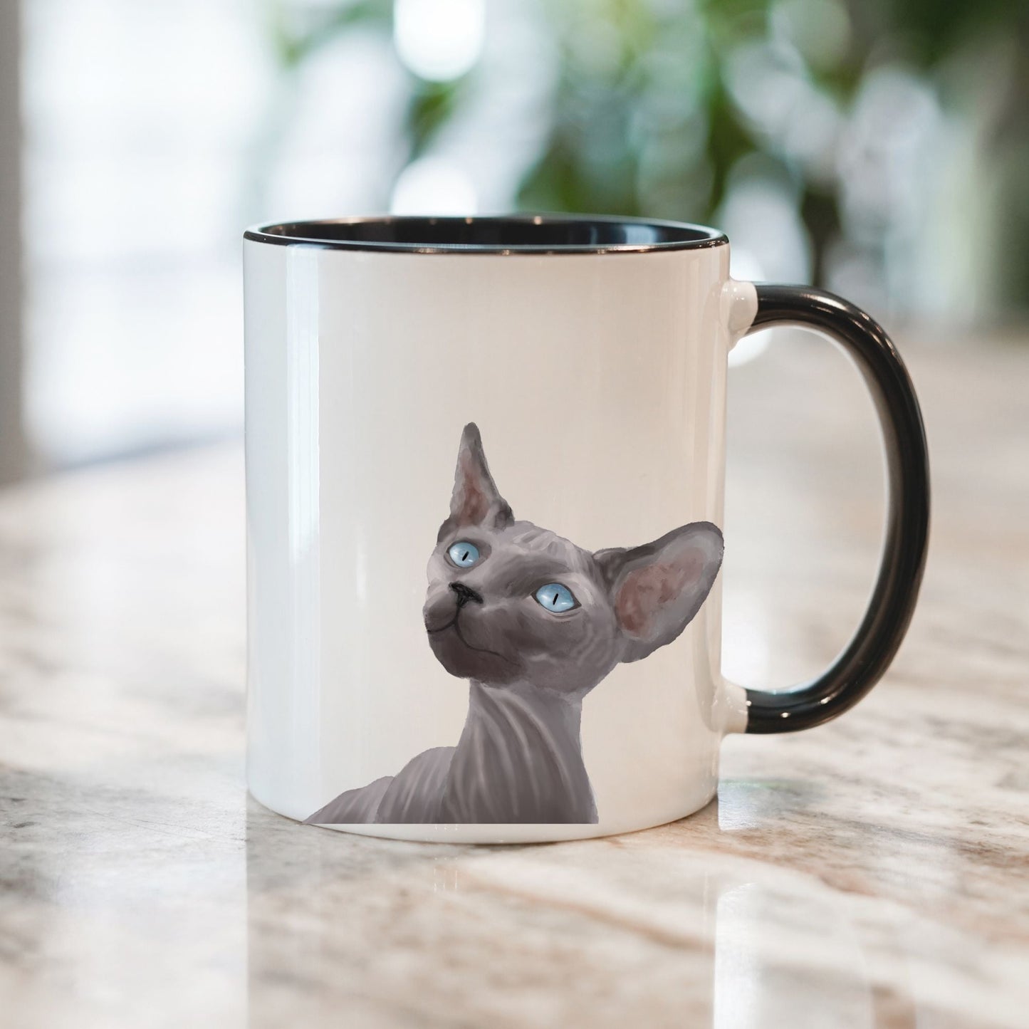 Sphynx Cat Mug - MerikaArt