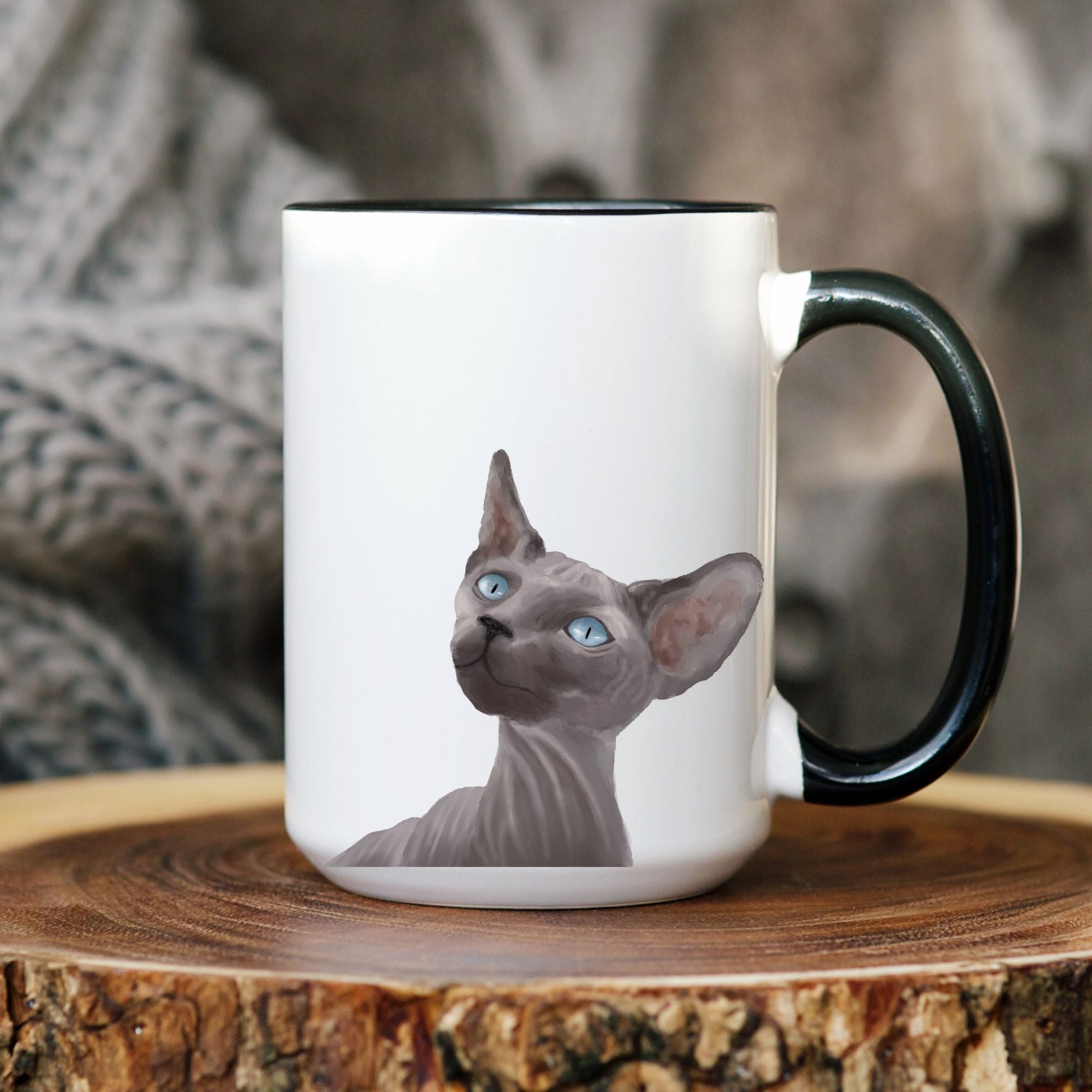 Sphynx Cat Mug - MerikaArt