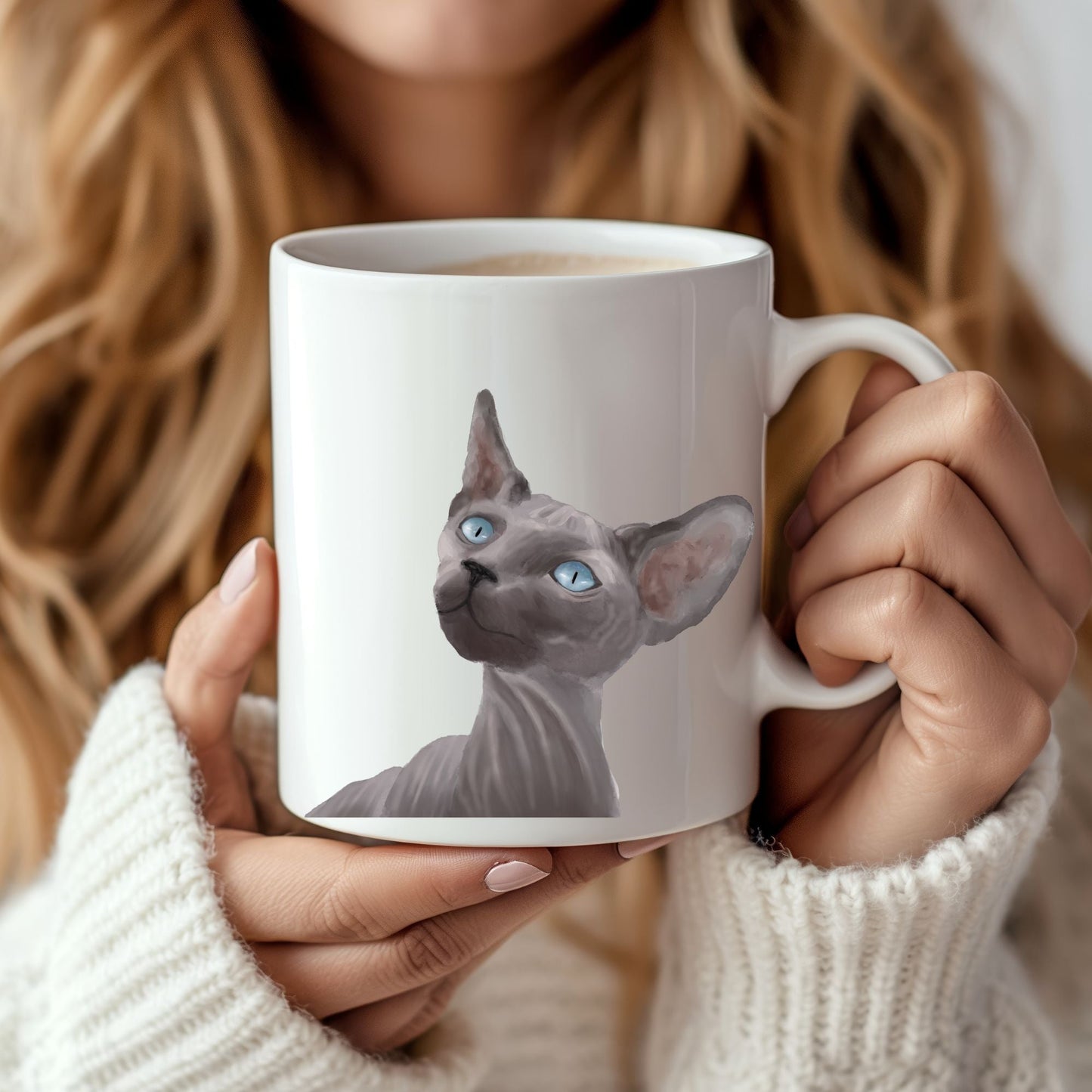 Sphynx Cat Mug - MerikaArt