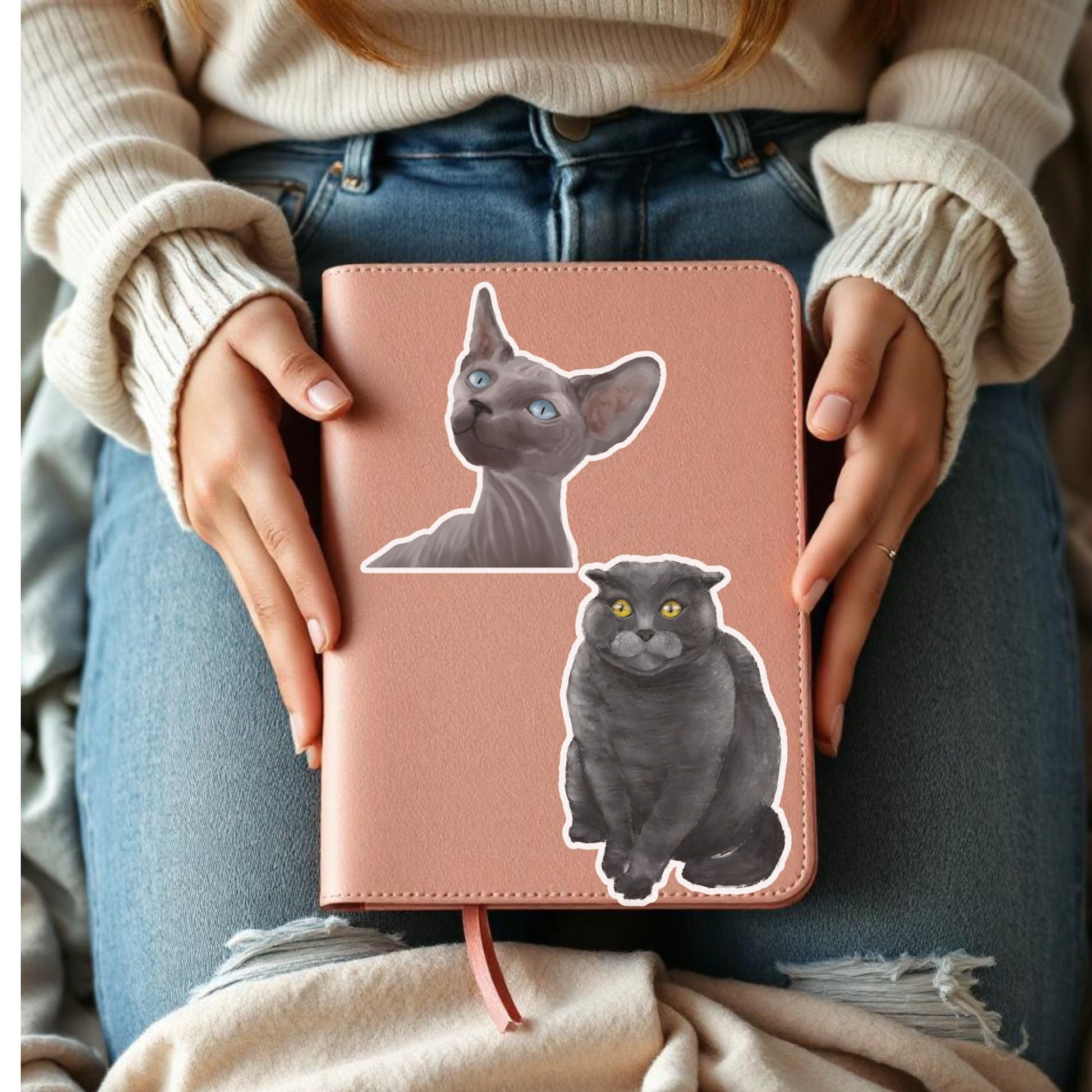 Sphynx Cat Sticker - MerikaArt