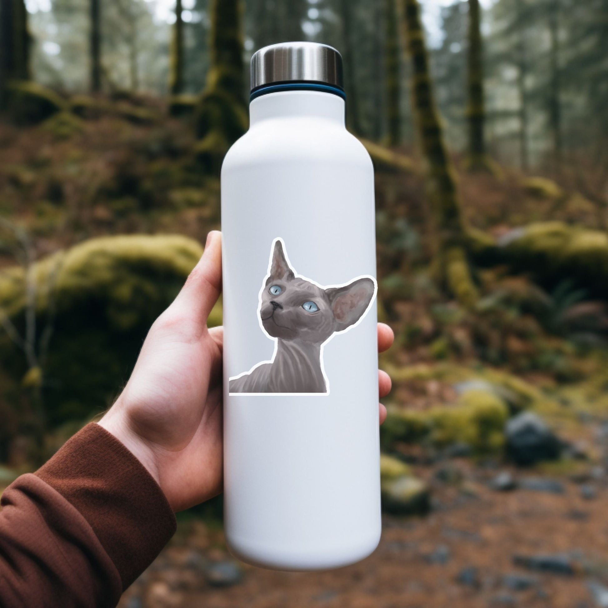 Sphynx Cat Sticker - MerikaArt