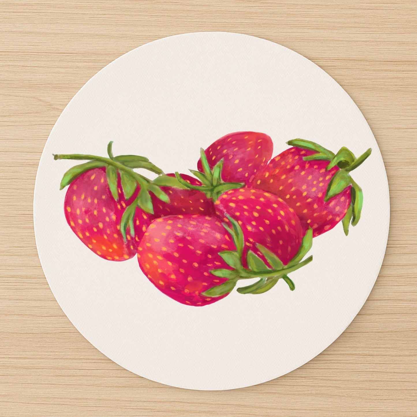 Strawberry Mousepad - MerikaArt